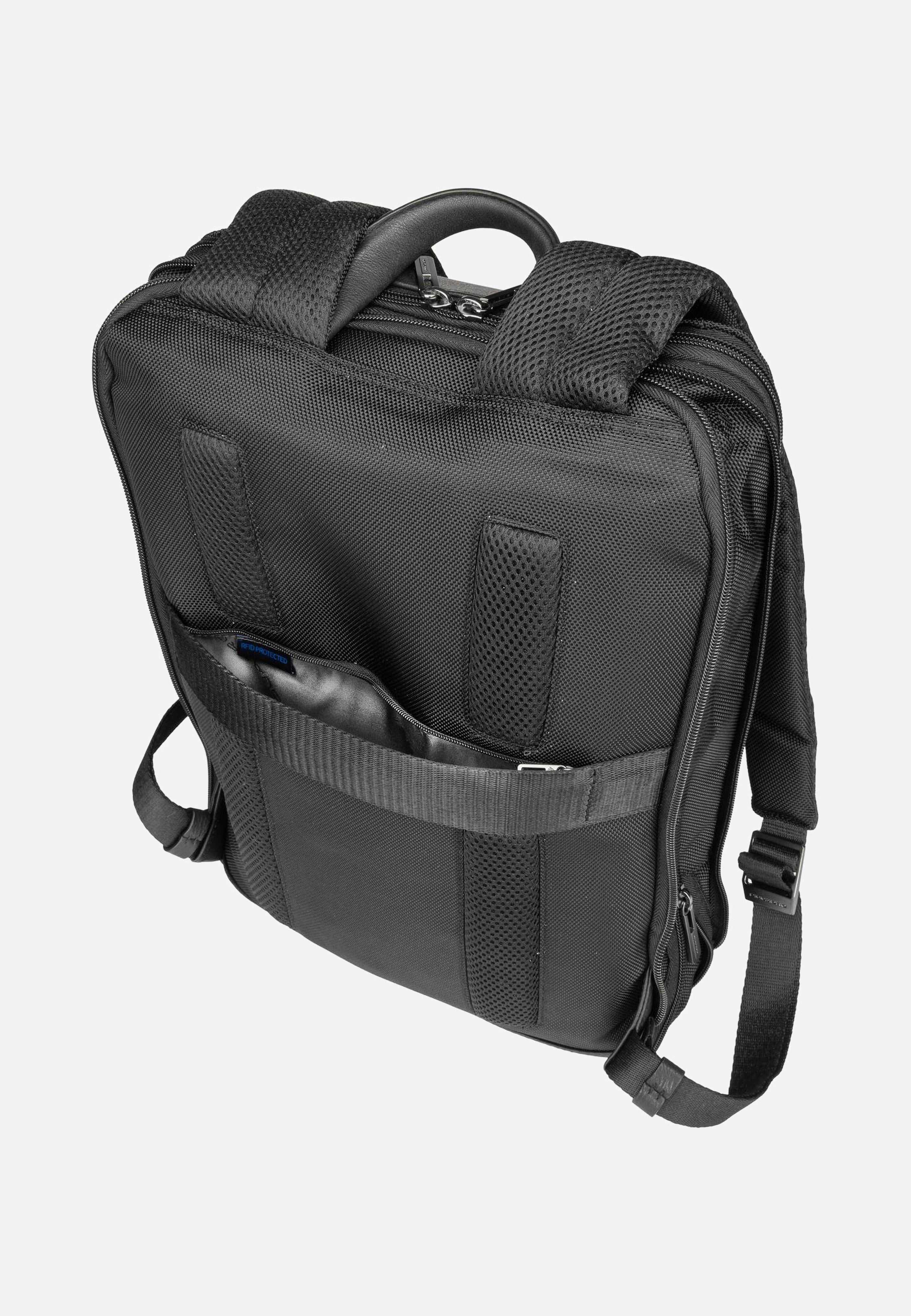 Piquadro - Brief Slim Laptop 6384 Nero - Backpack | Men-Image
