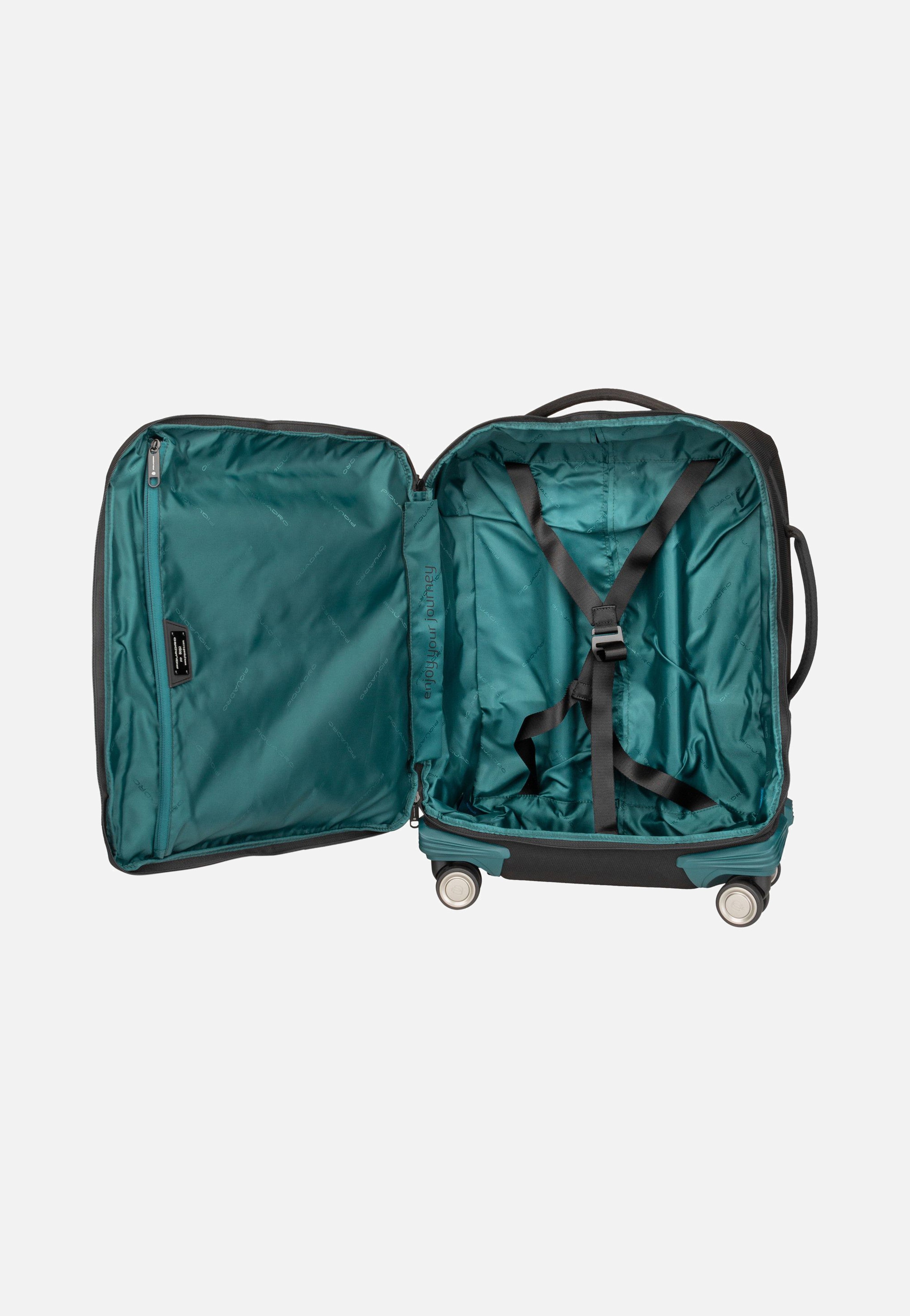 Piquadro - Corner 2.0 Cabin Spinner 6377 Nero - Suitcase | Neutral-Image