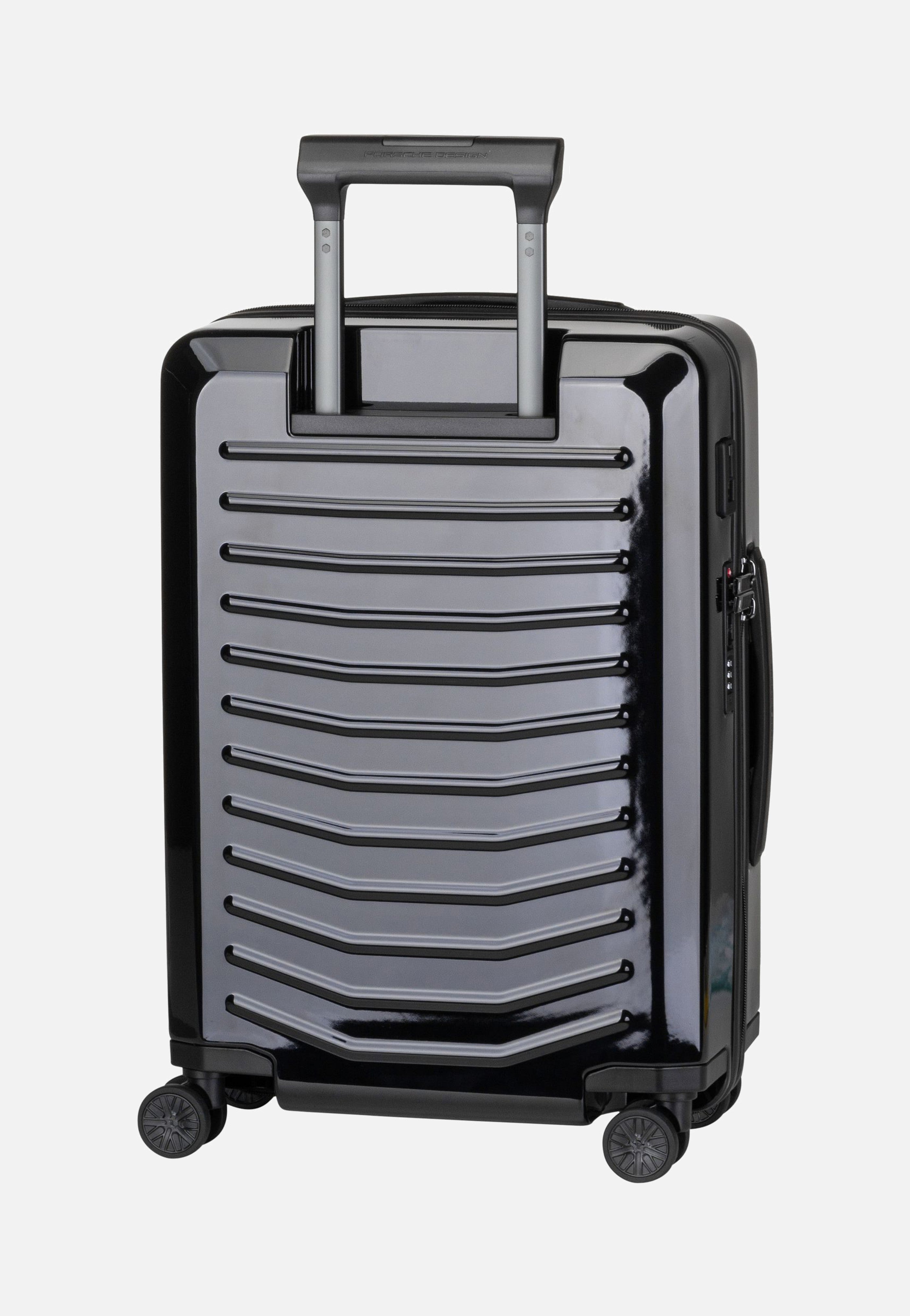 Porsche Design Roadster 4W Trolley S Shiny Black Suitcase