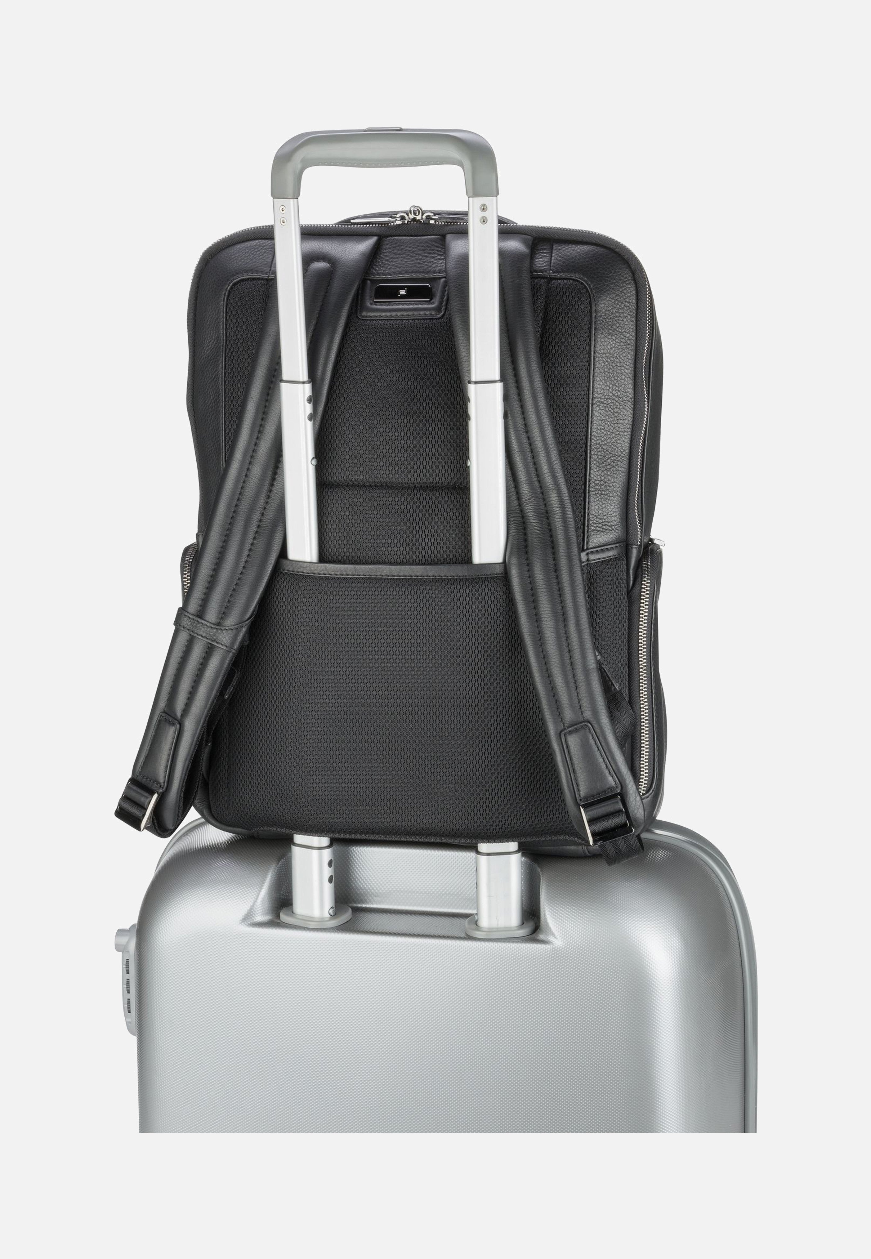 Porsche Design - Roadster Leather L 1602 Black - Backpack | Men-Image