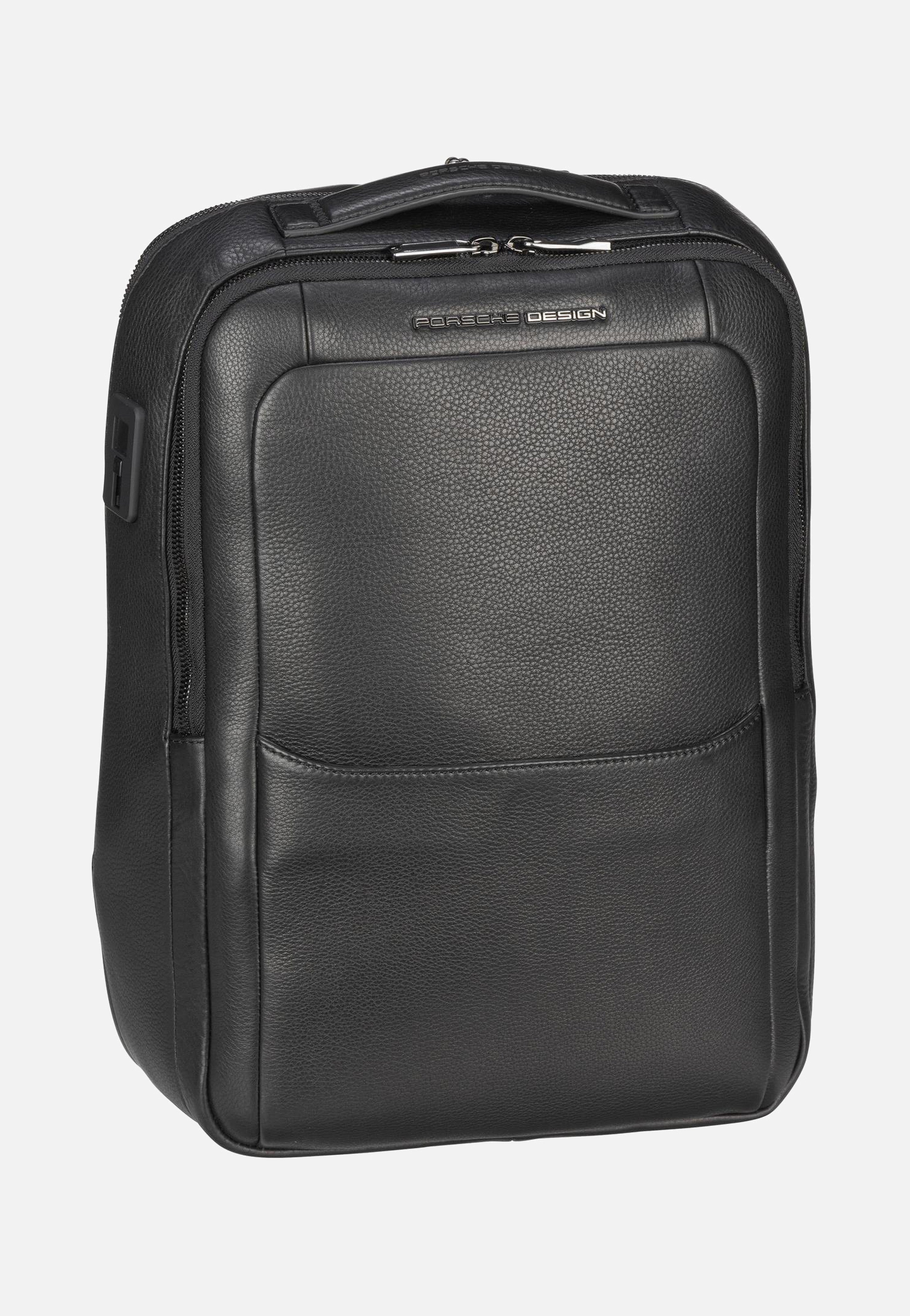 Porsche Design - Roadster Leather S1 Black - Backpack | Men-Image