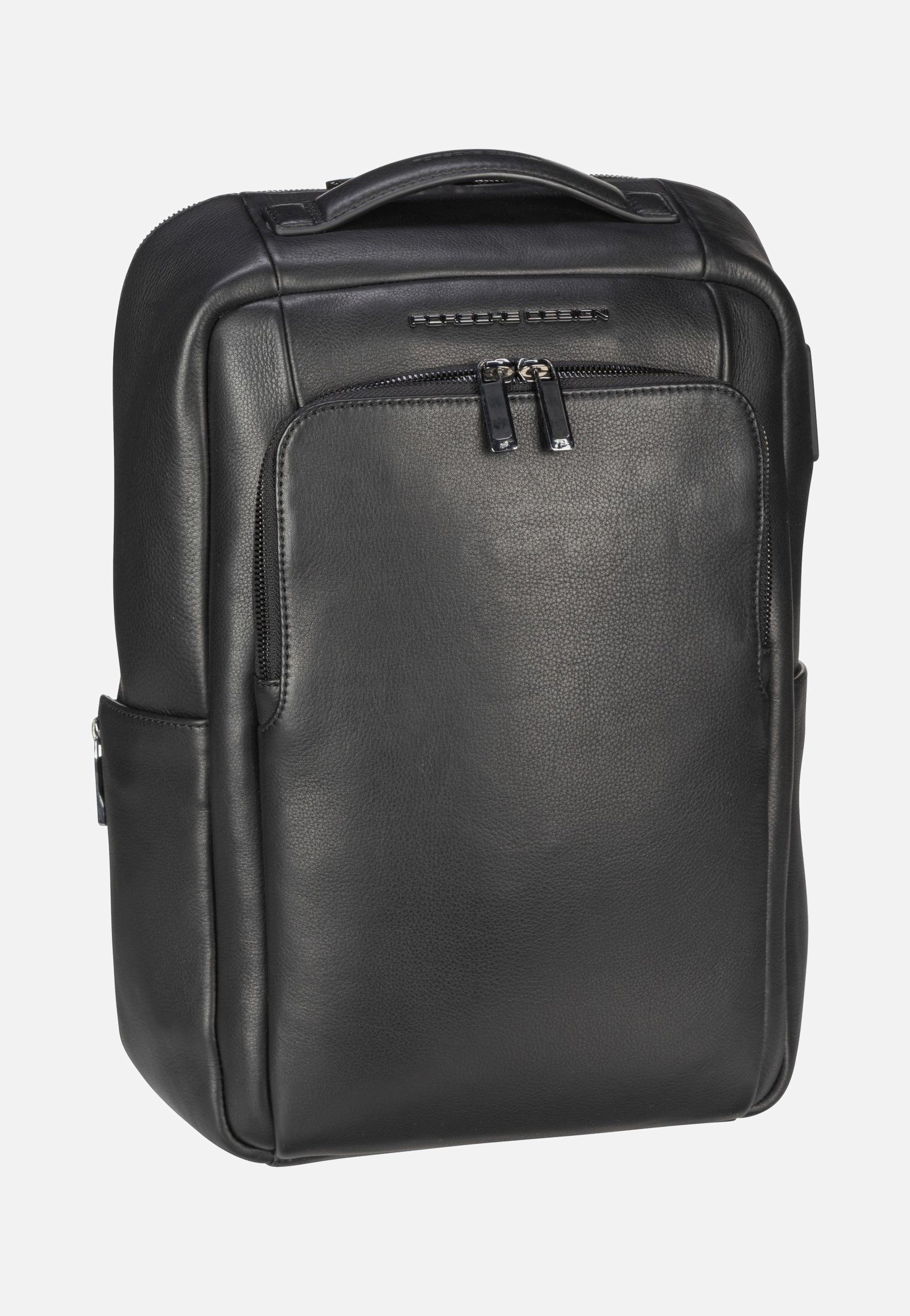 Porsche Design - Roadster Leather XS Black - Backpack | Men-Image