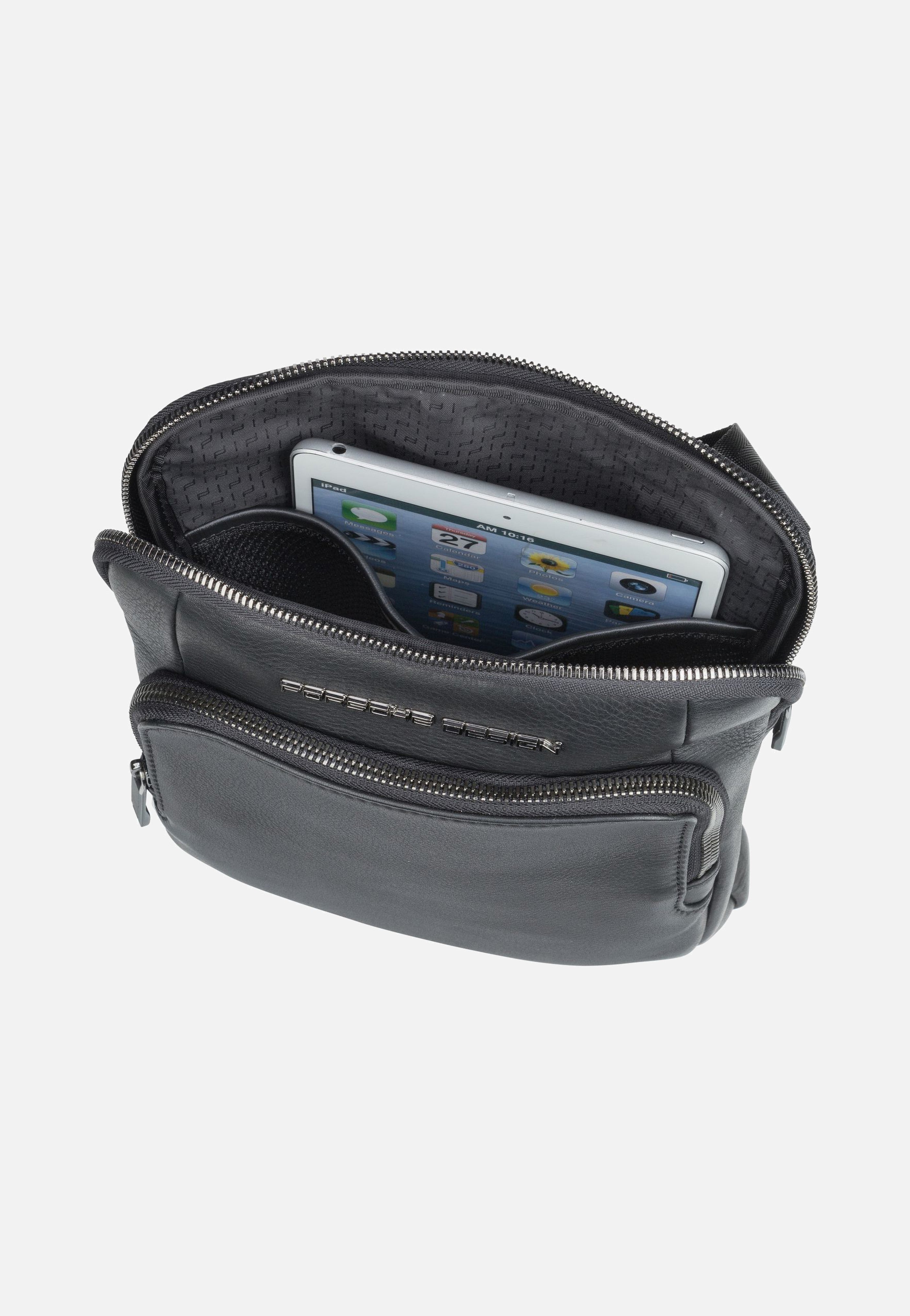 Porsche Design - Roadster Leather S 1511 Black - Crossbody Bag | Men-Image