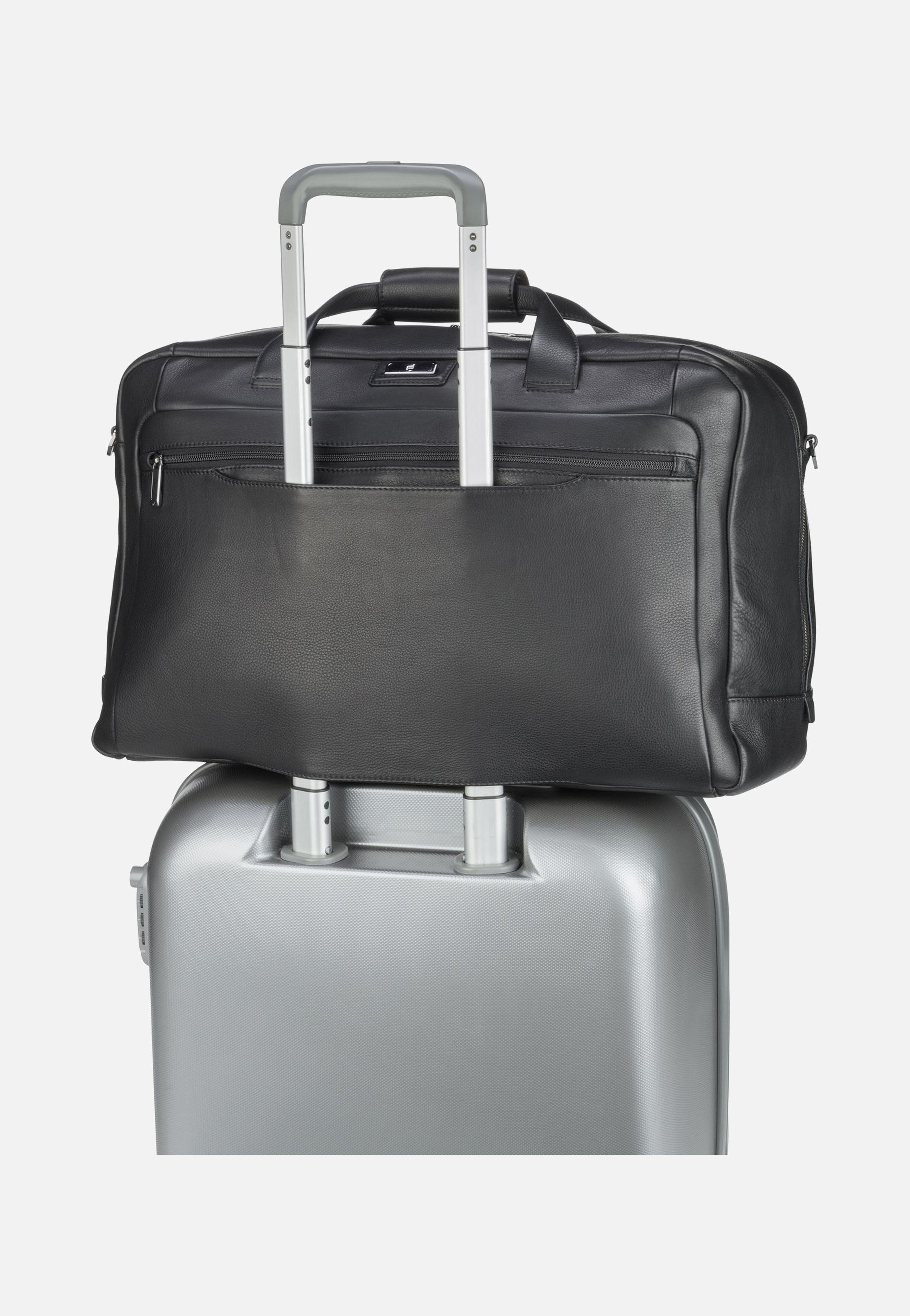 Porsche Design - Roadster Leather 1001 Black - Weekender | Men-Image