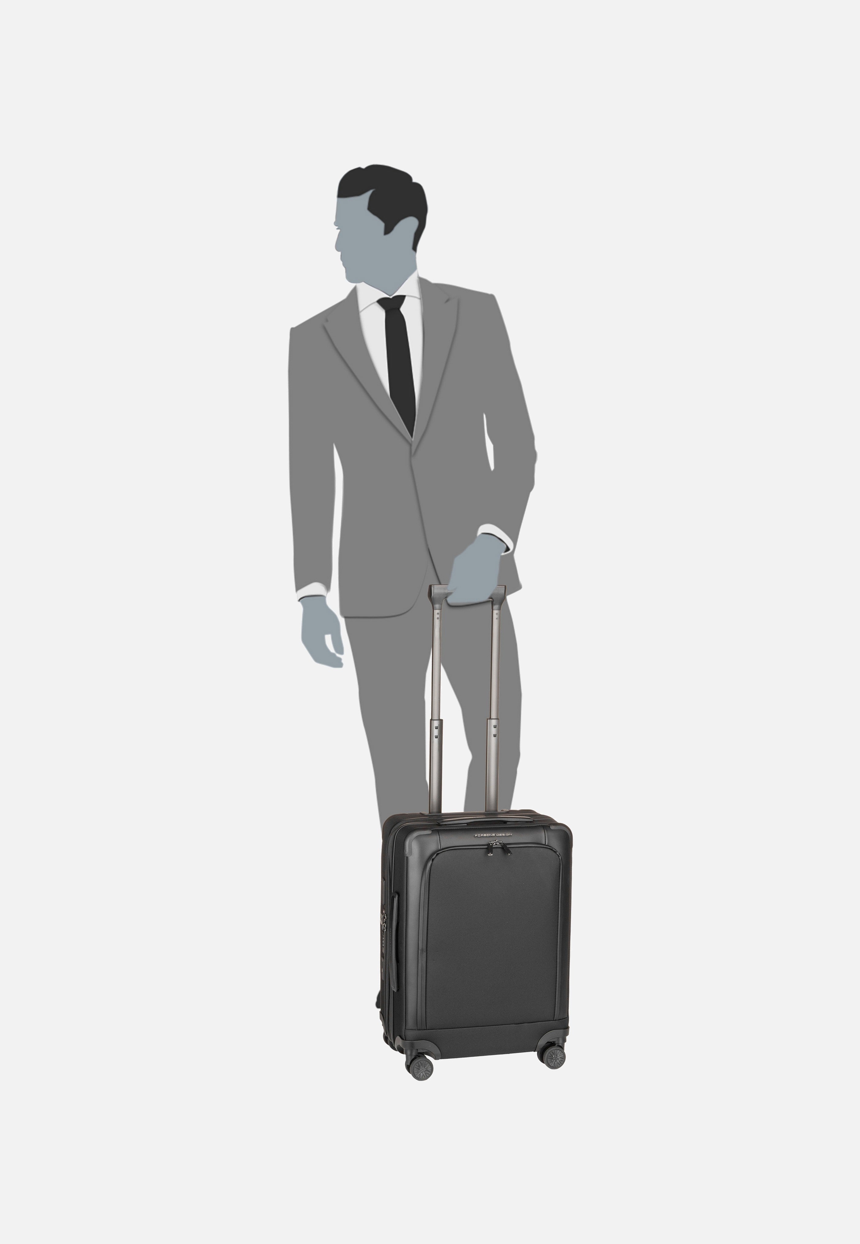 Porsche Design - Roadster Nylon 4W Trolley S Exp Black - Suitcase | Neutral-Image