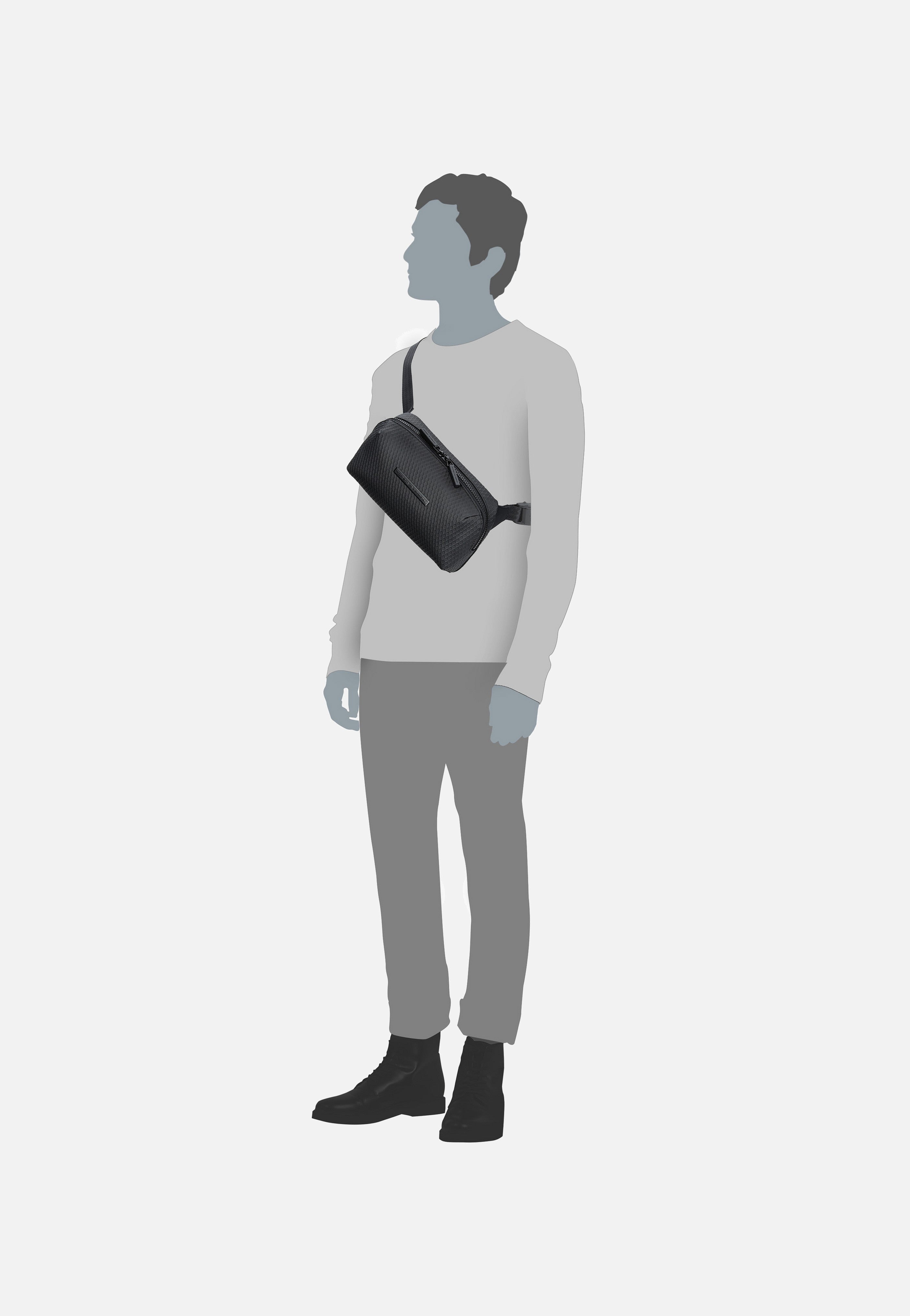 Porsche Design - Studio Belt Bag Black - Fanny Pack | Men-Image