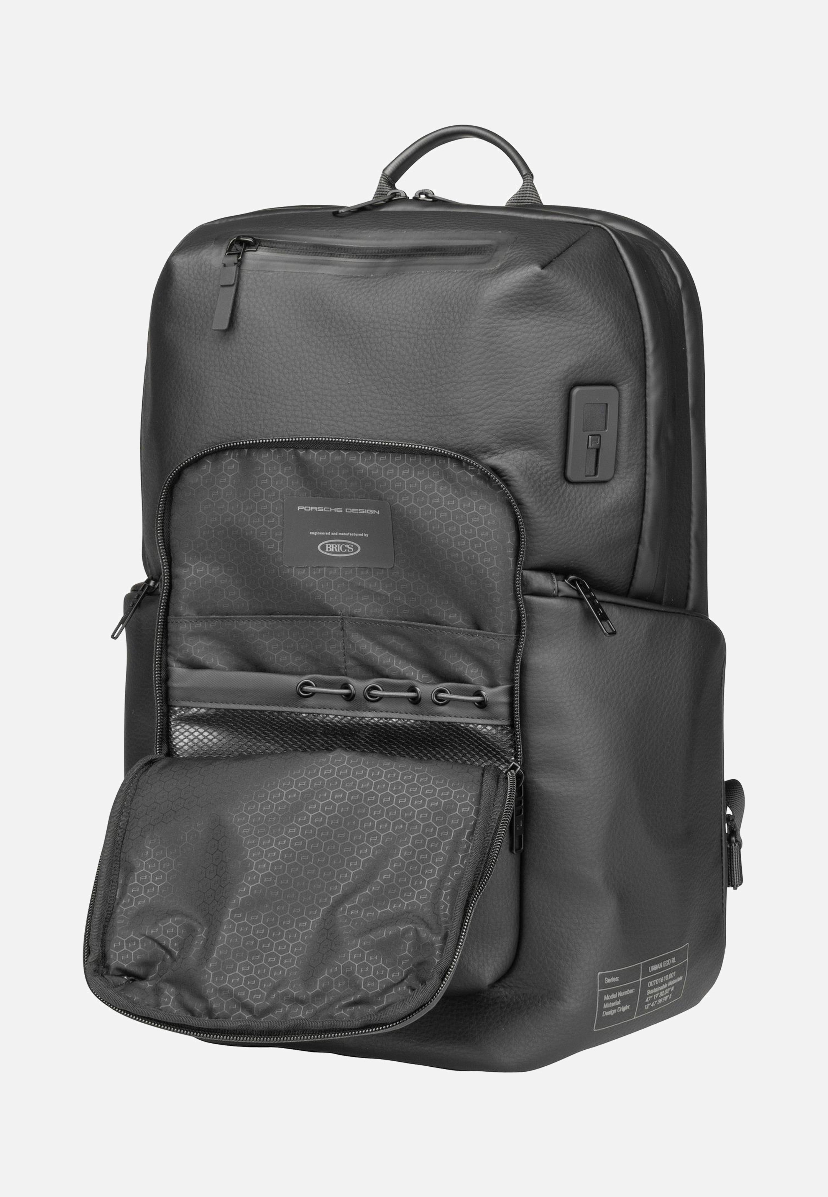 Porsche Design - Urban Eco Leather M2 Black - Backpack | Men-Image