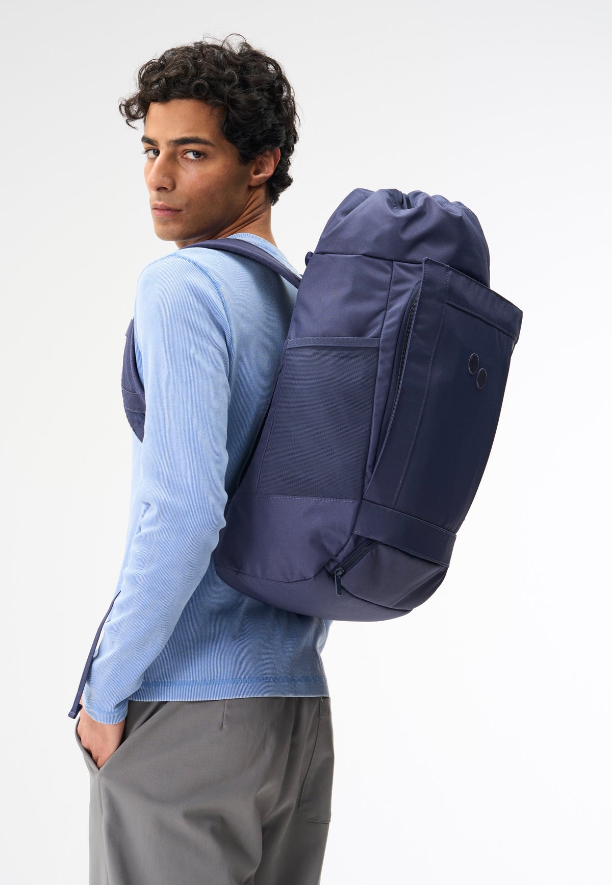 pinqponq Blok Medium Future Dusk Travel Backpack