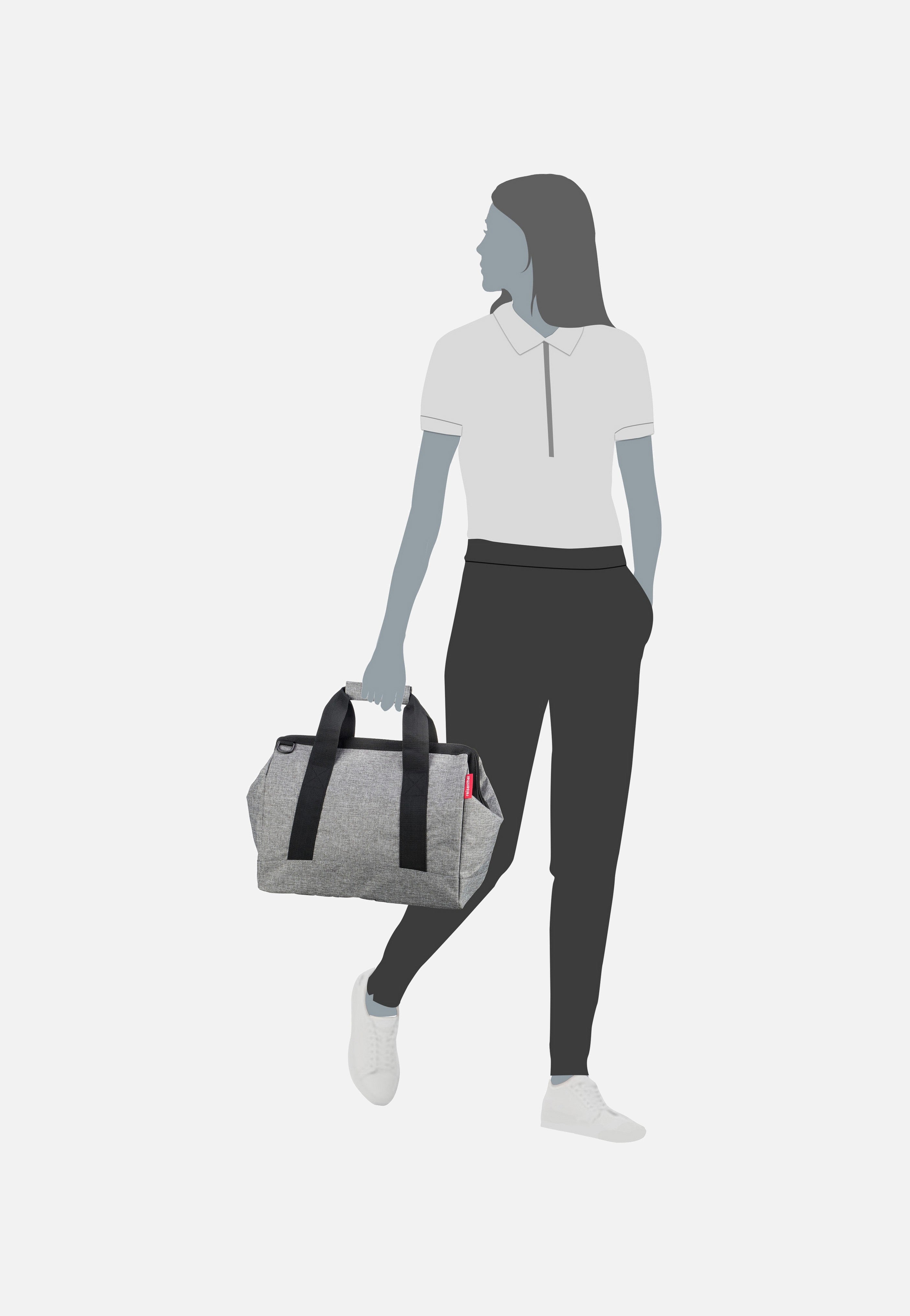 reisenthel - allrounder M twist Twist Silver - Dufflebag | Neutral-Image