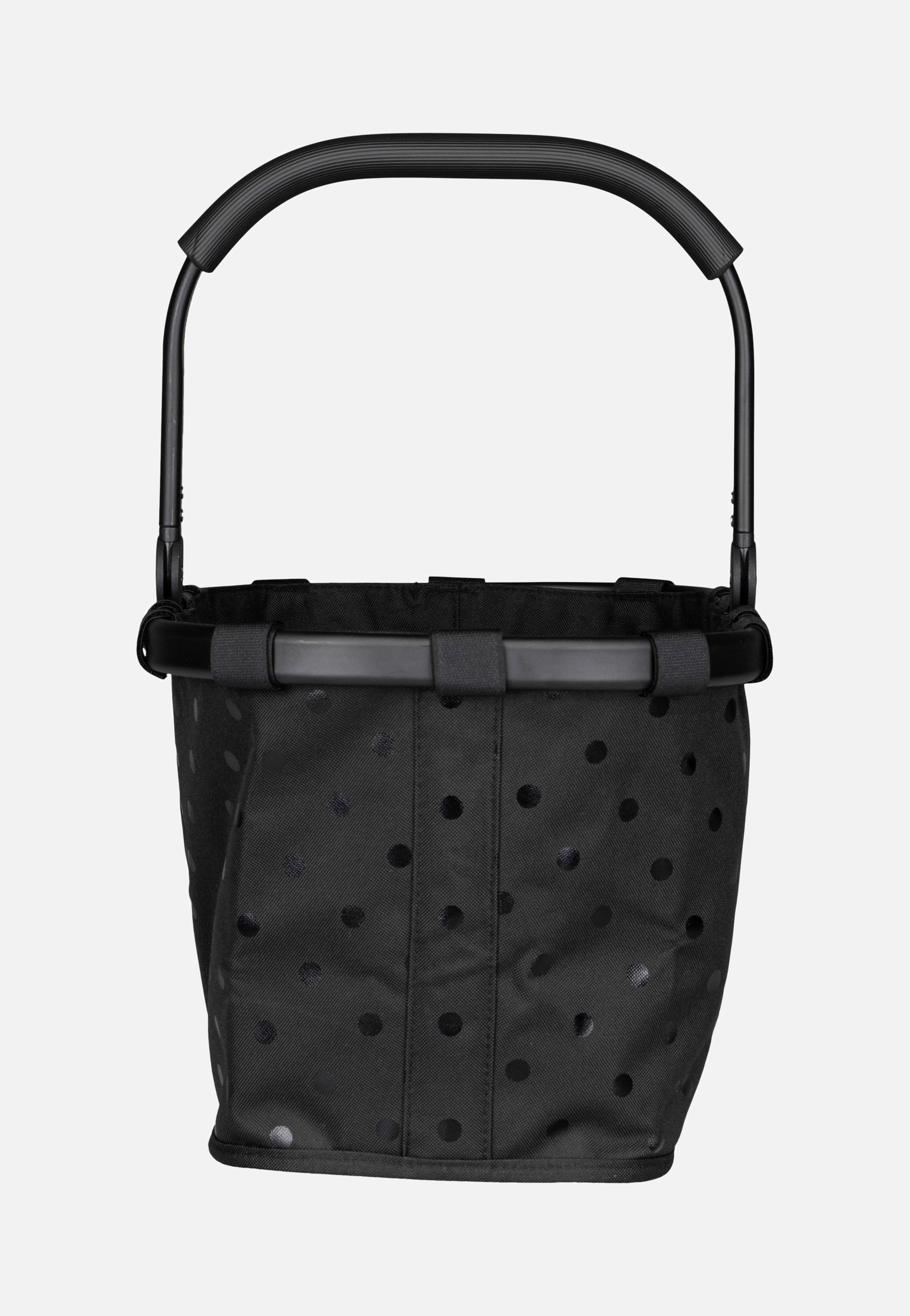 reisenthel carrybag frame Glossy Dots Black Shopping Basket