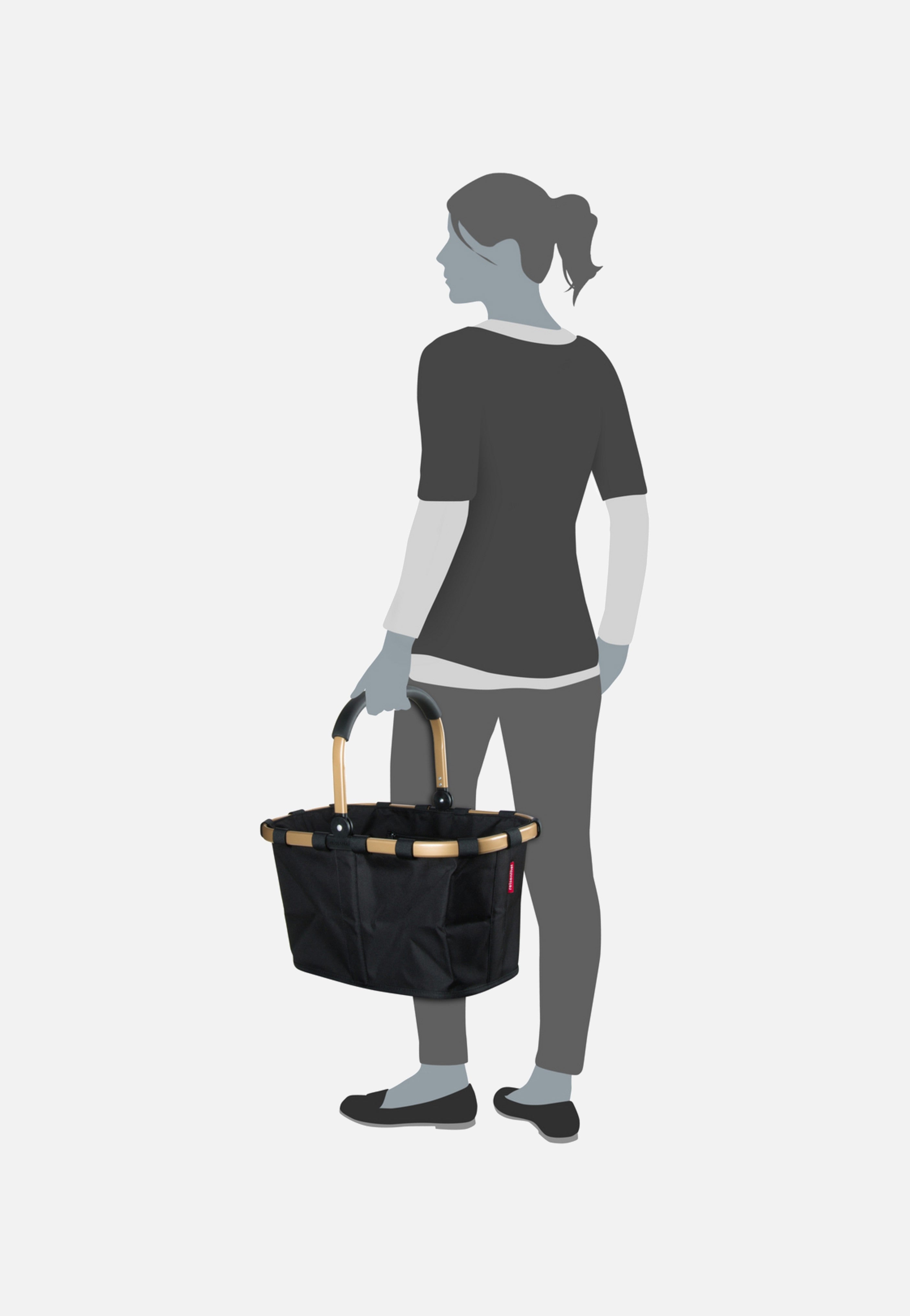 reisenthel - carrybag frame Gold/Black - Shopping Basket | Neutral-Image