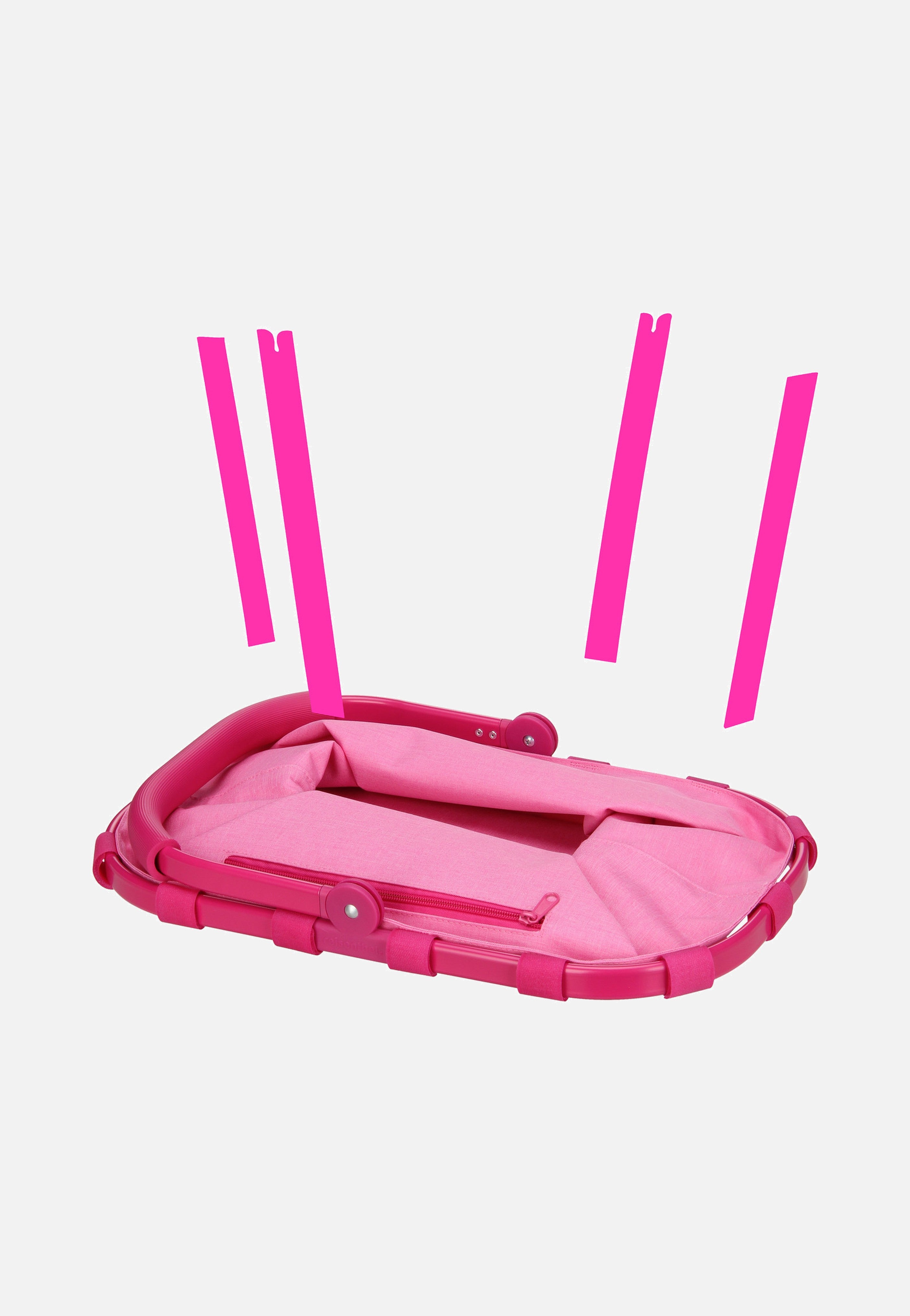 reisenthel carrybag frame twist Twist Pink Shopping Basket