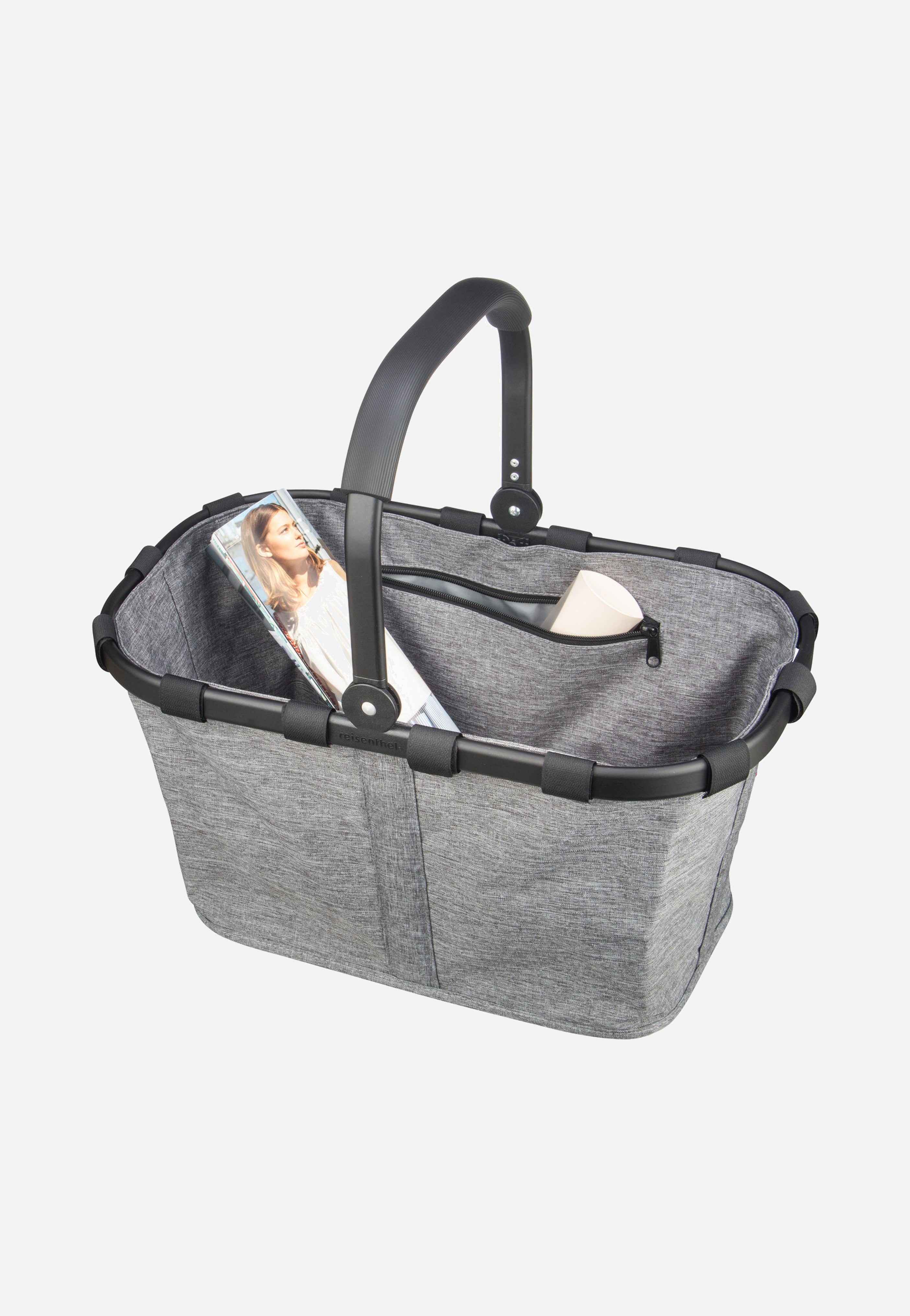 reisenthel carrybag frame twist Twist Silver Shopping Basket