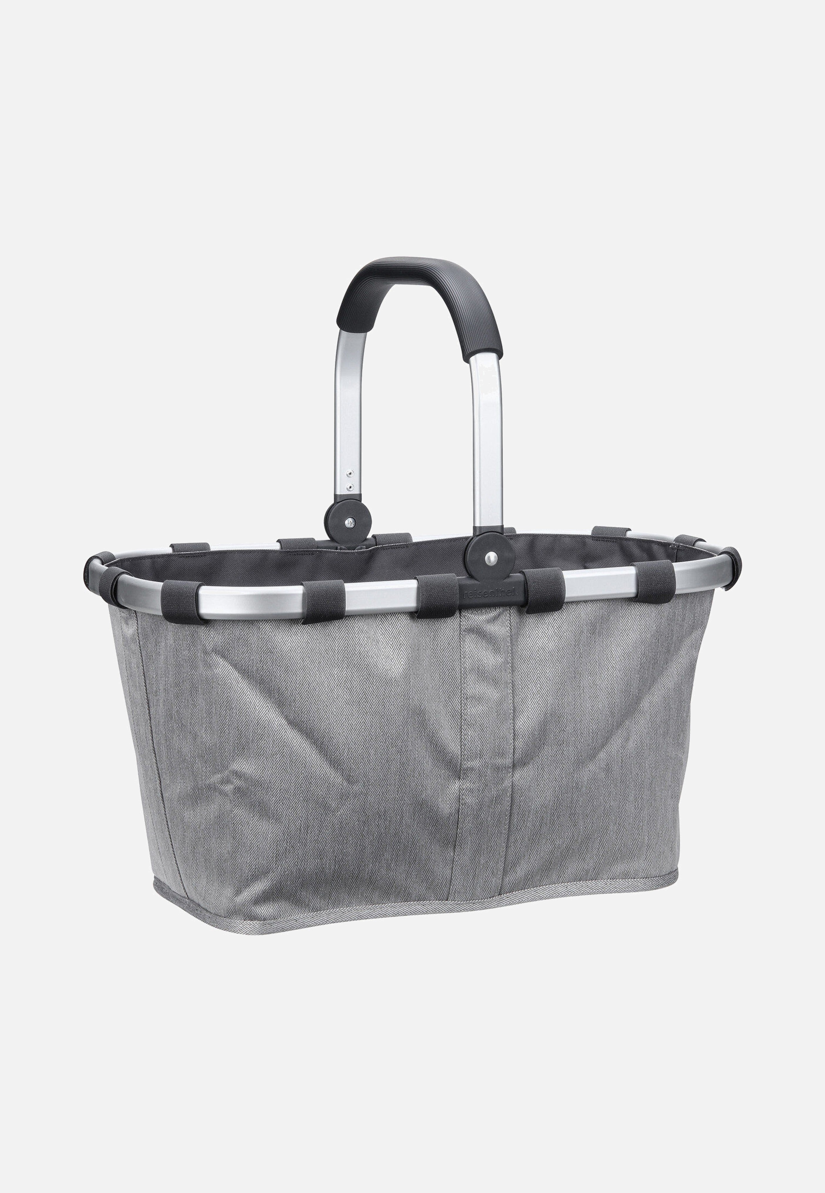 reisenthel carrybag Herringbone Grey Shopping Basket