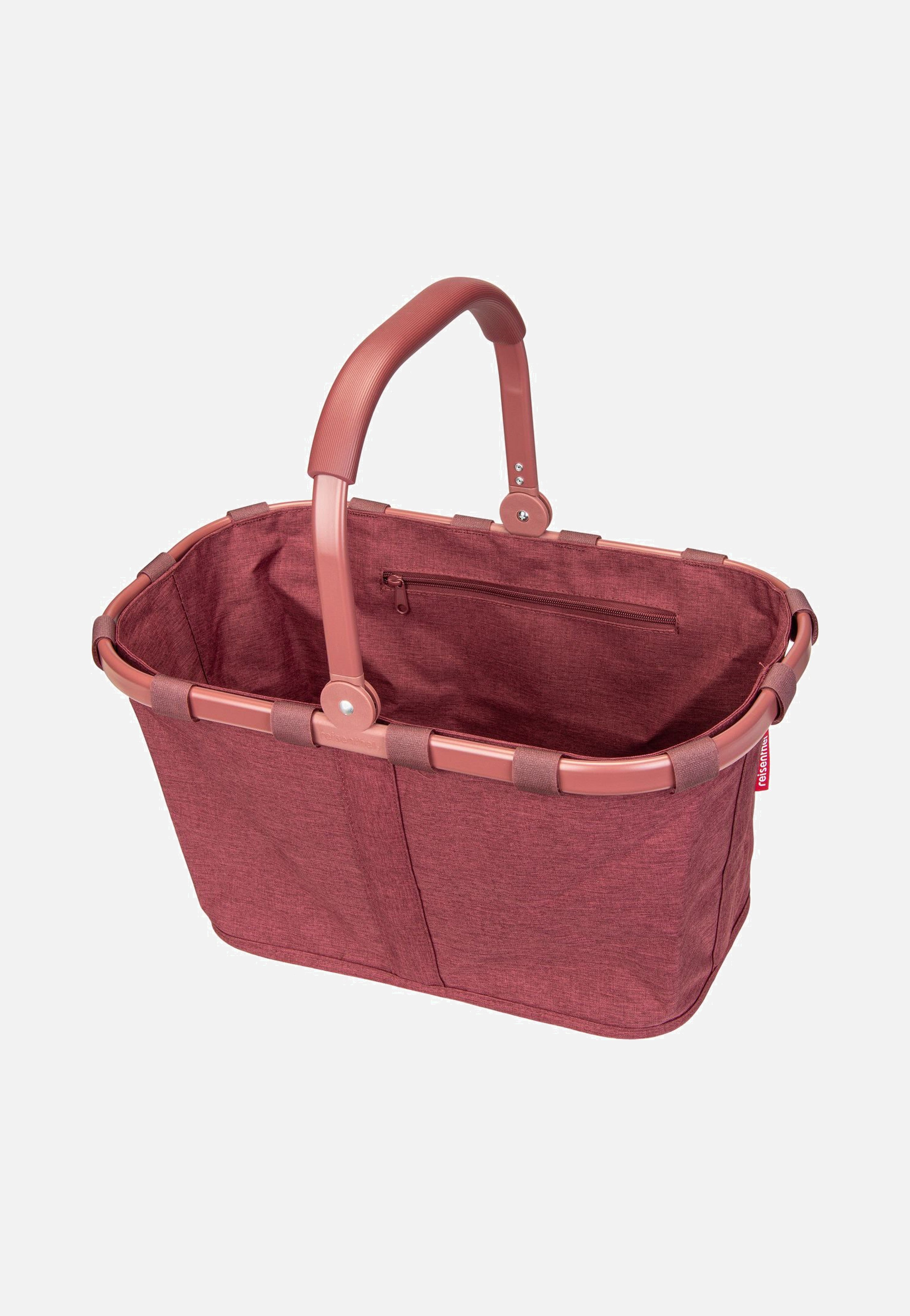reisenthel carrybag Twist Maroon Shopping Basket