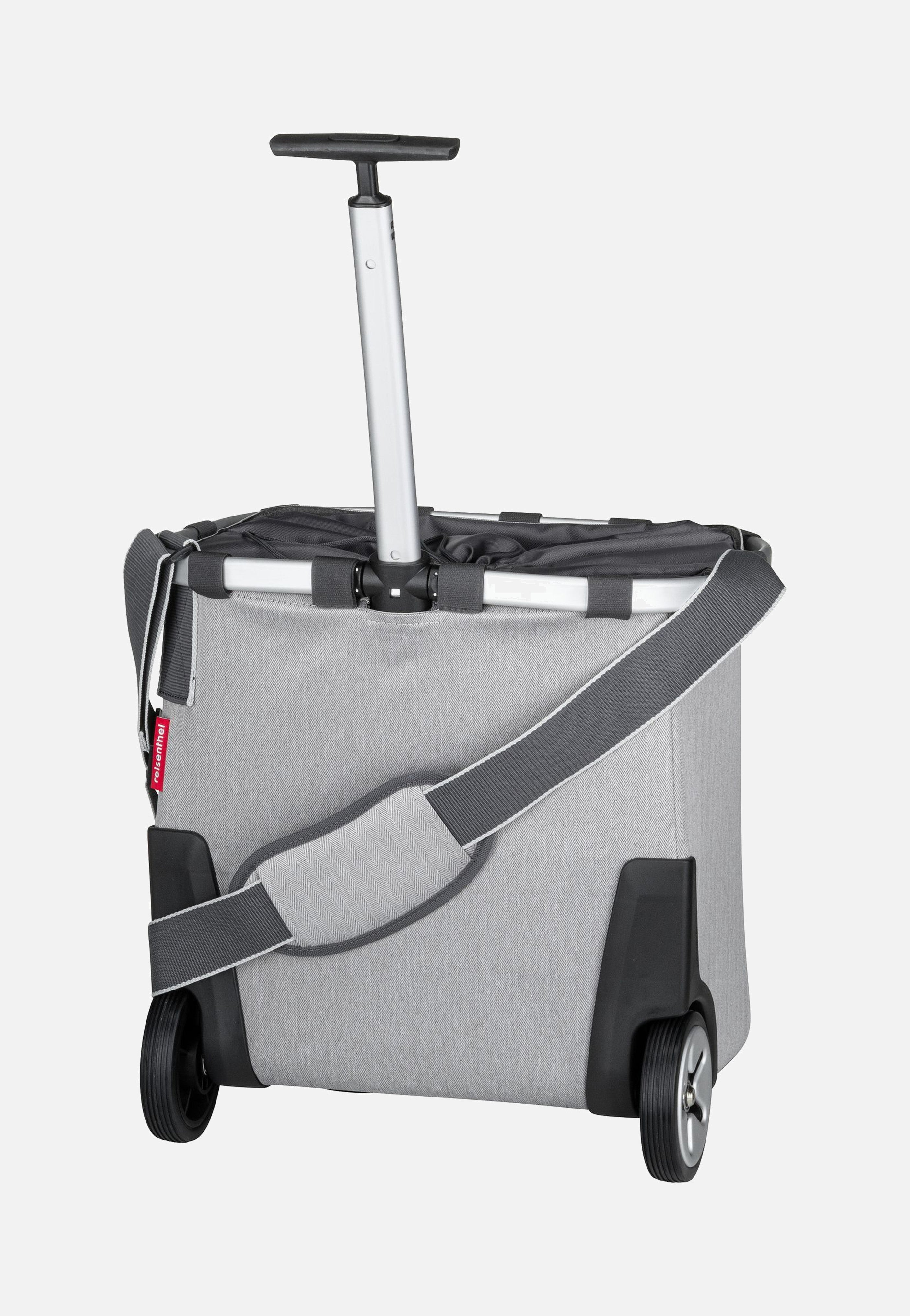 reisenthel carrycruiser Herringbone Grey Shopping Trolley