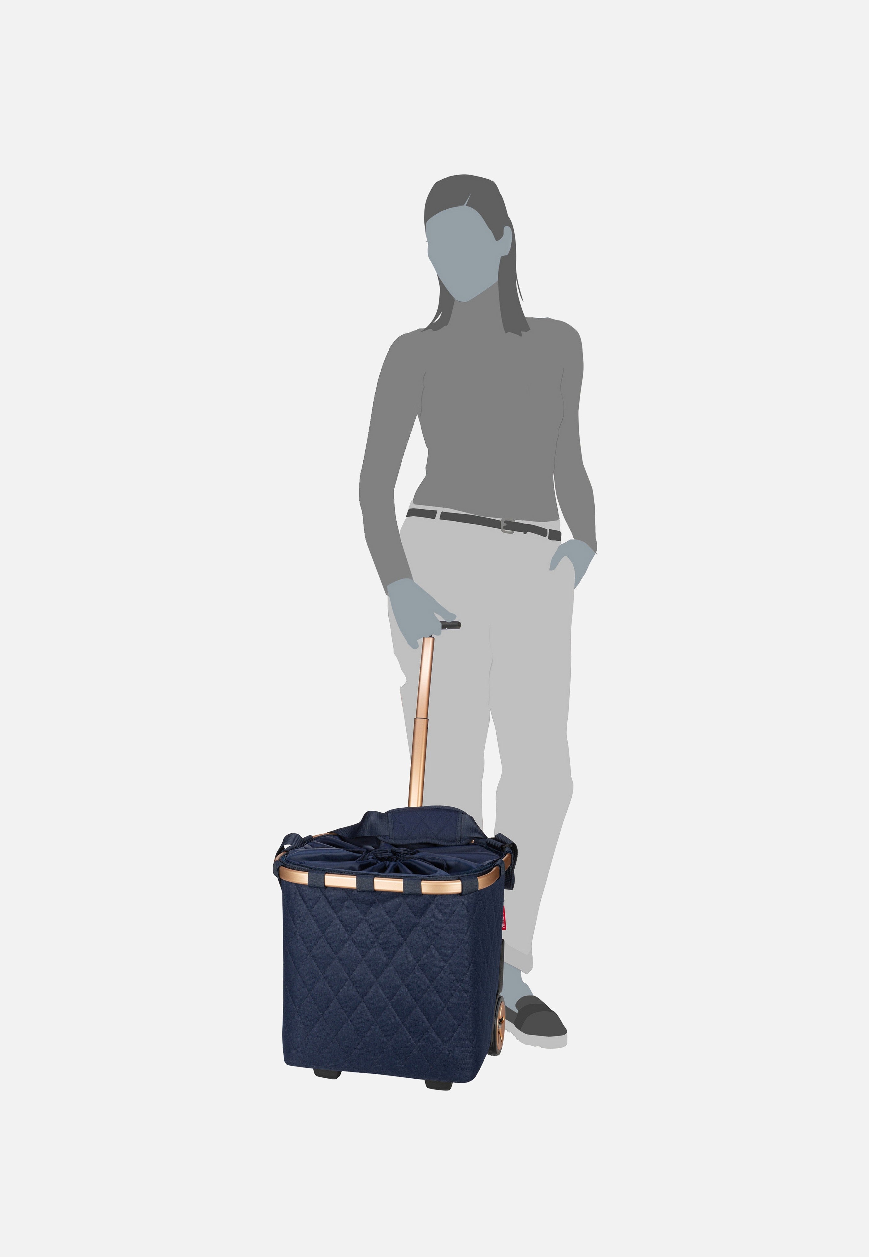 reisenthel - carrycruiser special edition Rhombus Midnight Gold - Shopping Trolley | Neutral-Image