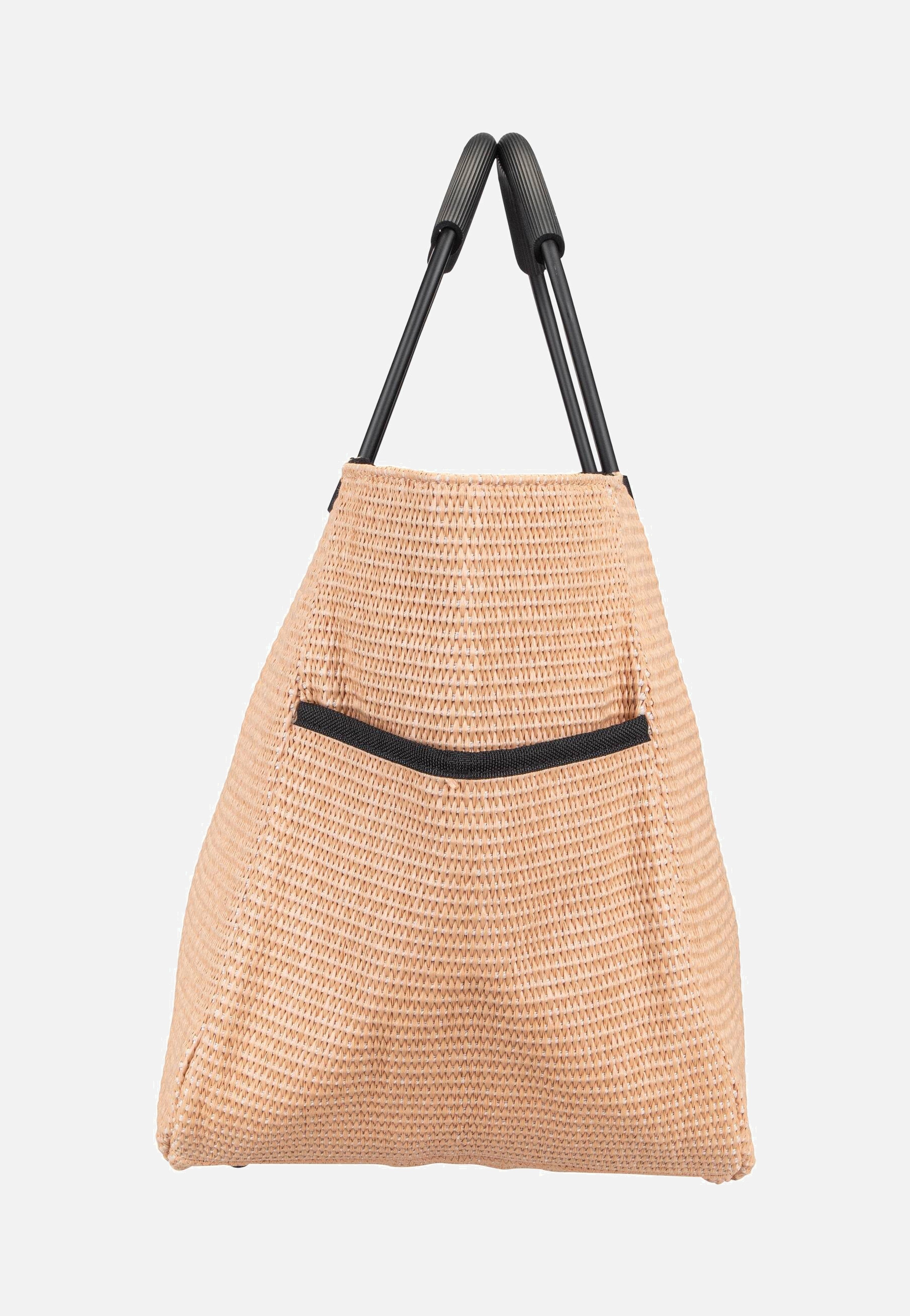 reisenthel - loopshopper L Frame Raffia Black - Shopping Basket | Women-Image