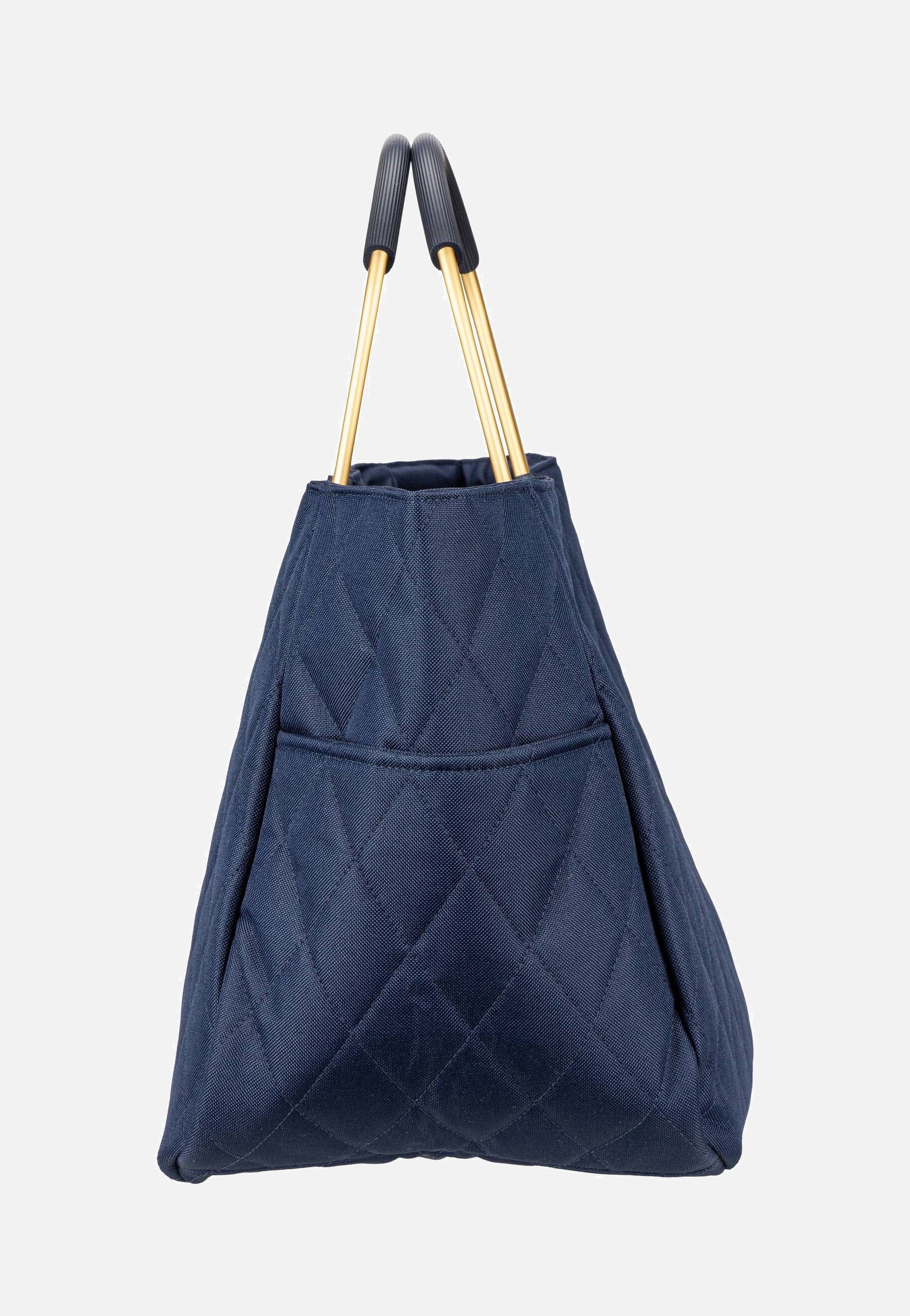 reisenthel loopshopper L Frame Rhombus Midnight Gold Shopping Basket