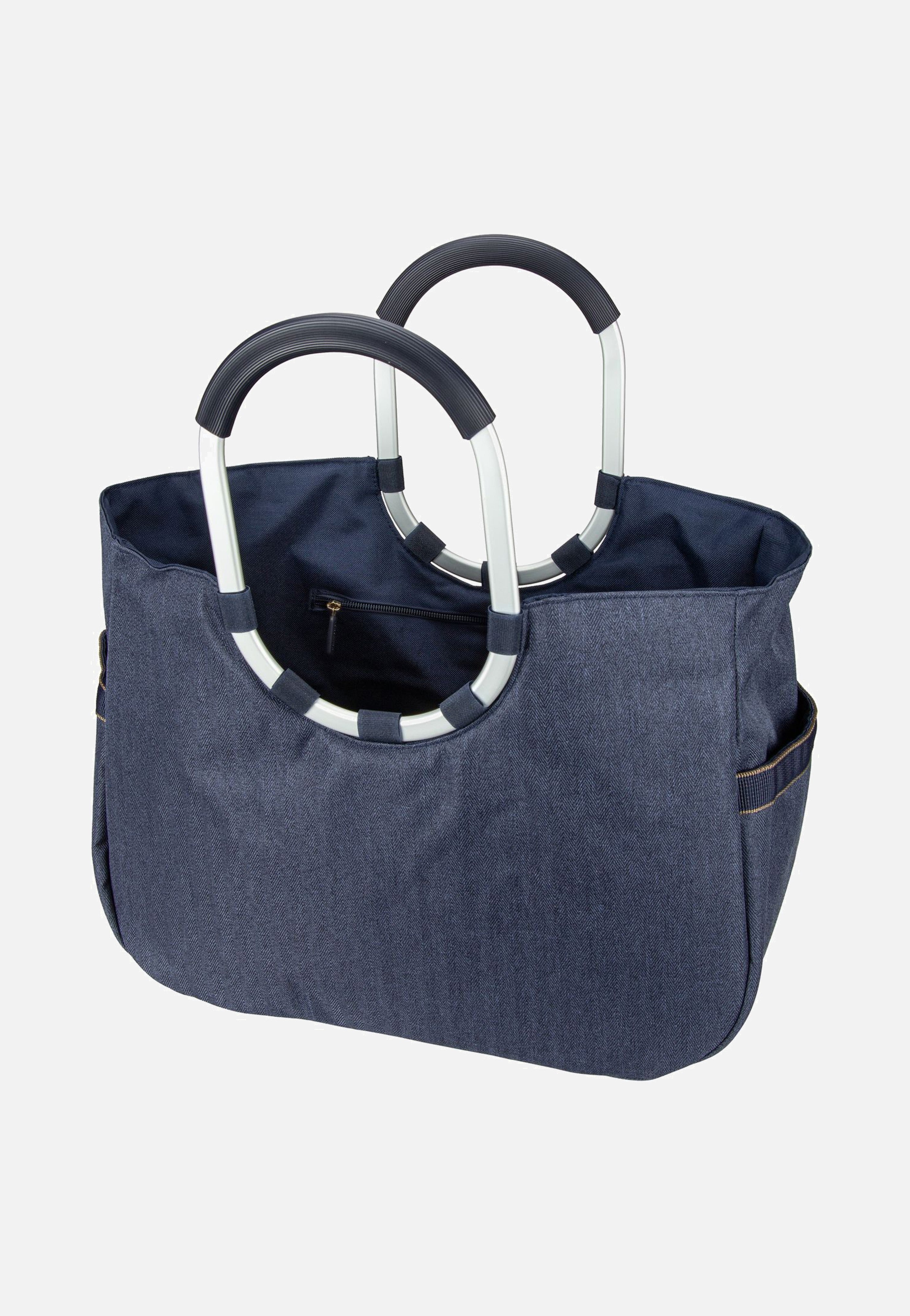 reisenthel - loopshopper L Herringbone Dark Blue - Shopping Basket | Women-Image