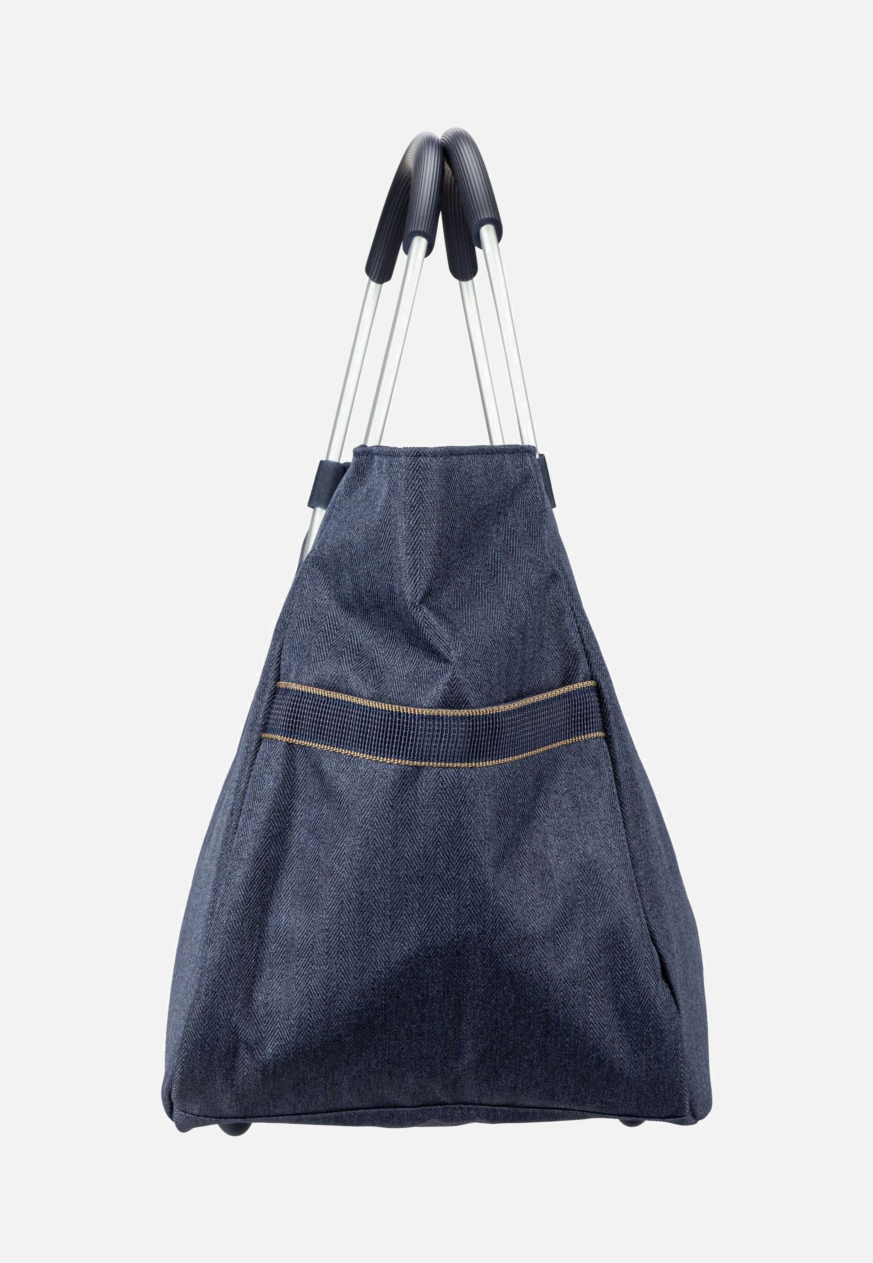 reisenthel - loopshopper L Herringbone Dark Blue - Shopping Basket | Women-Image