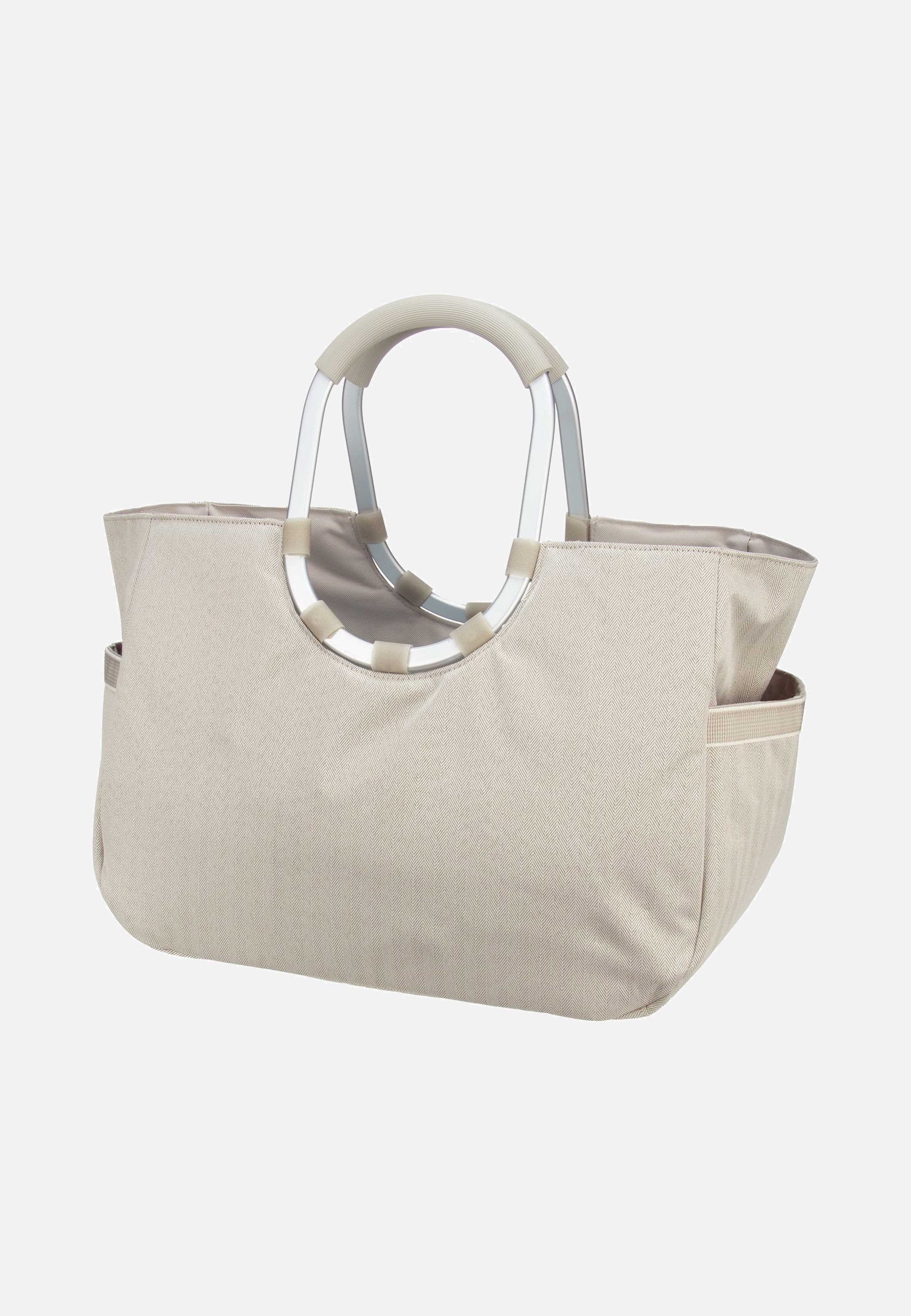 reisenthel loopshopper L Herringbone Sand Shopping Basket