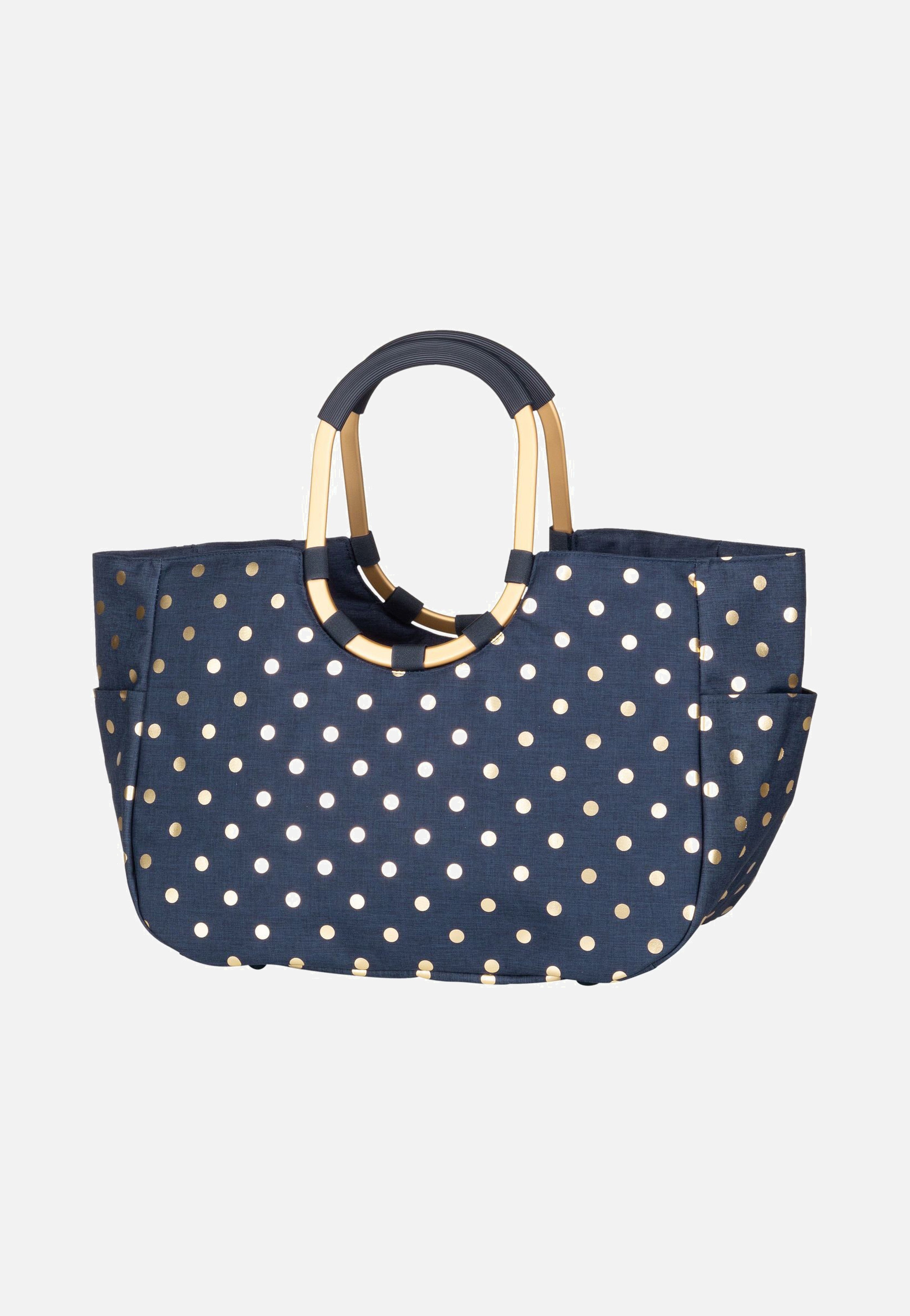reisenthel - loopshopper L Metallic Dots Blue - Shopping Basket | Women-Image