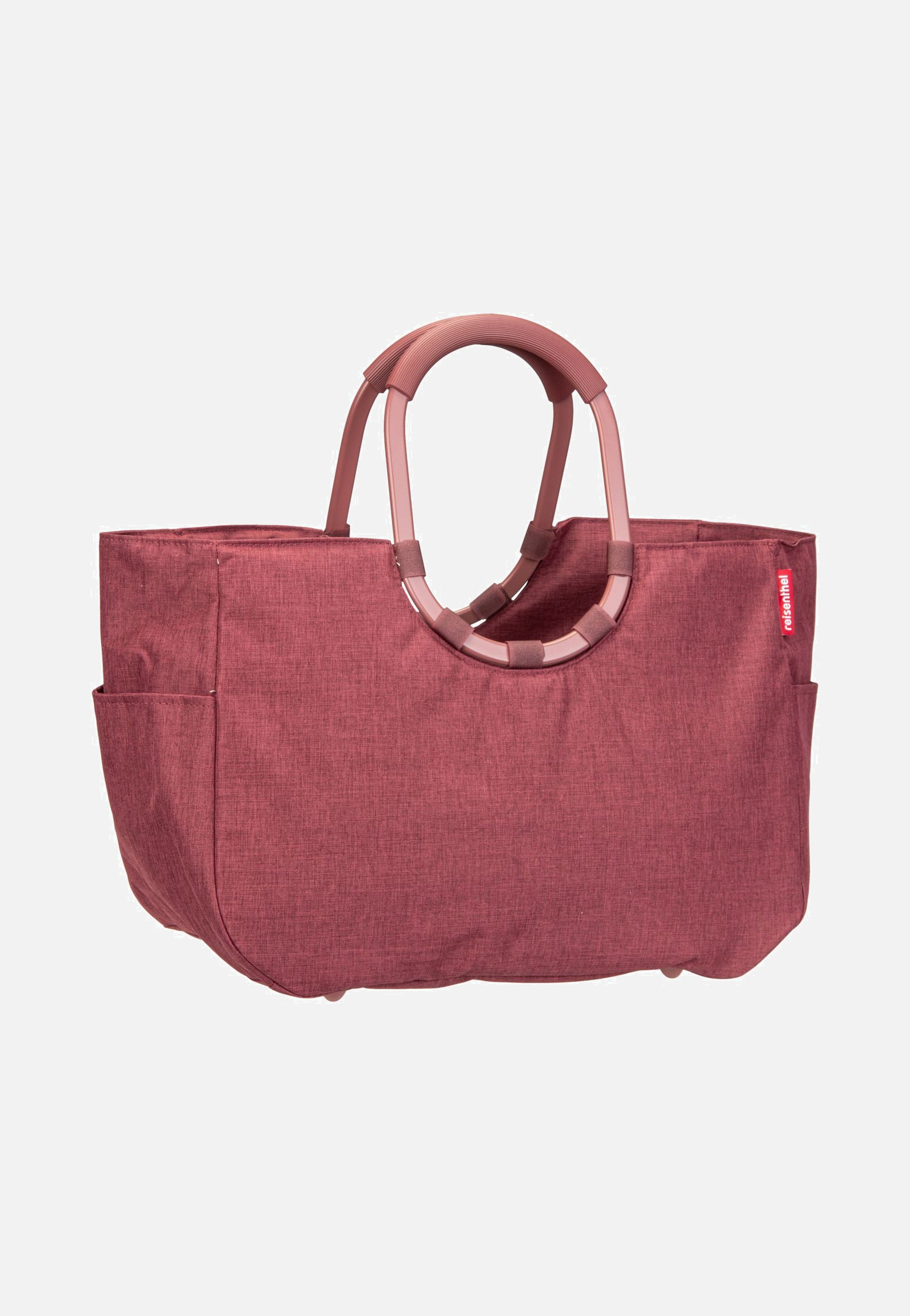reisenthel loopshopper L Twist Maroon Shopping Basket