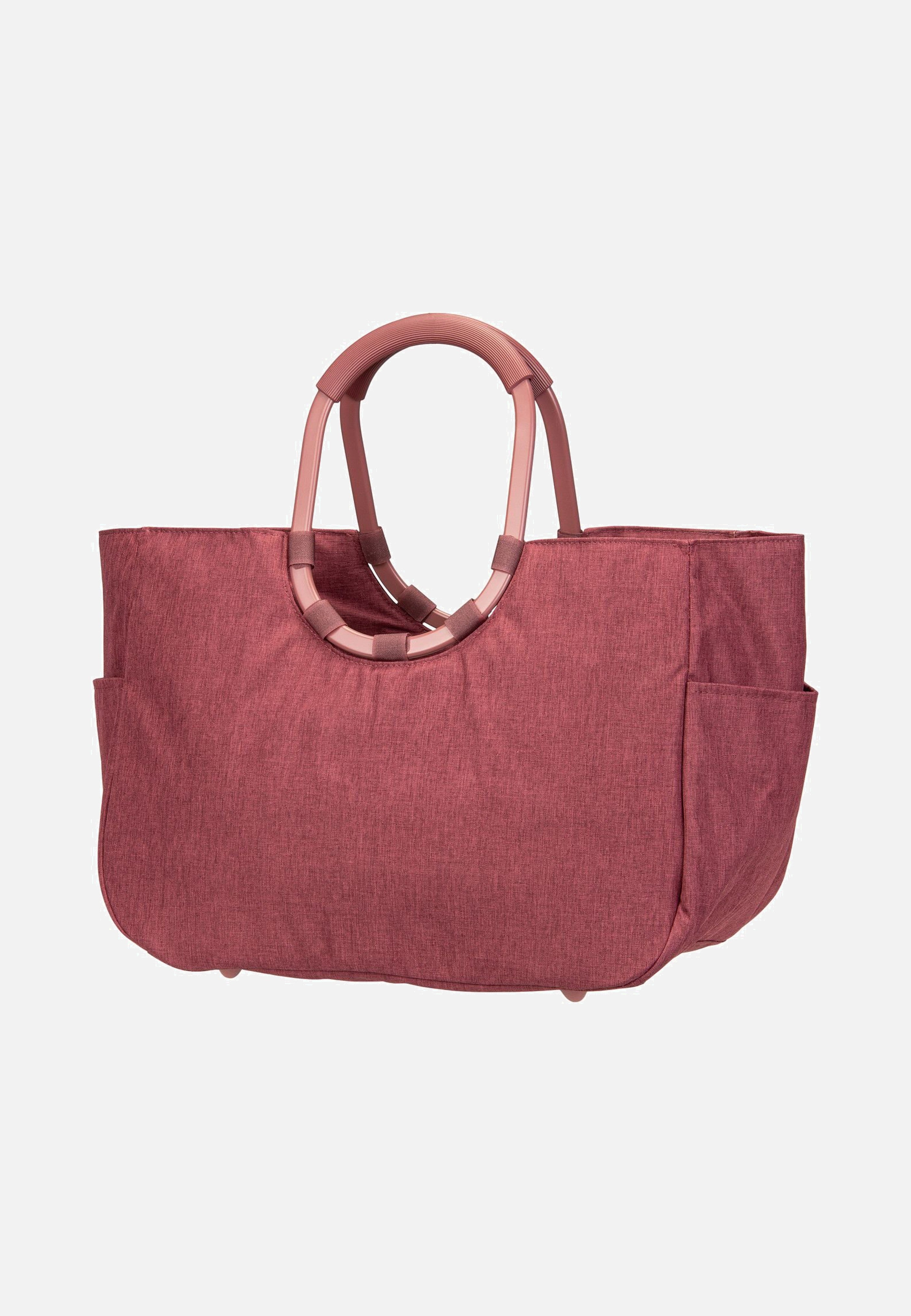 reisenthel loopshopper L Twist Maroon Shopping Basket