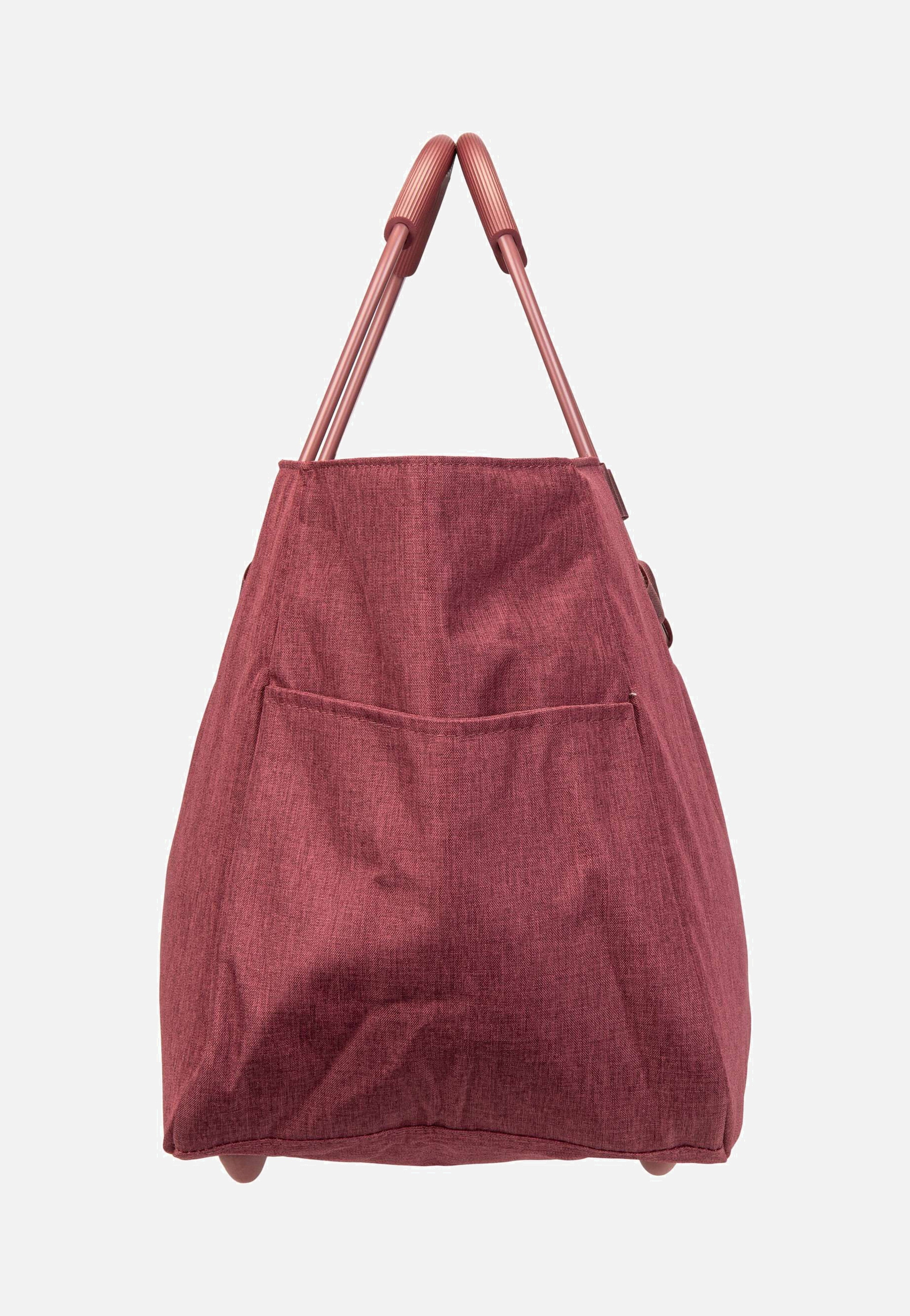 reisenthel loopshopper L Twist Maroon Shopping Basket