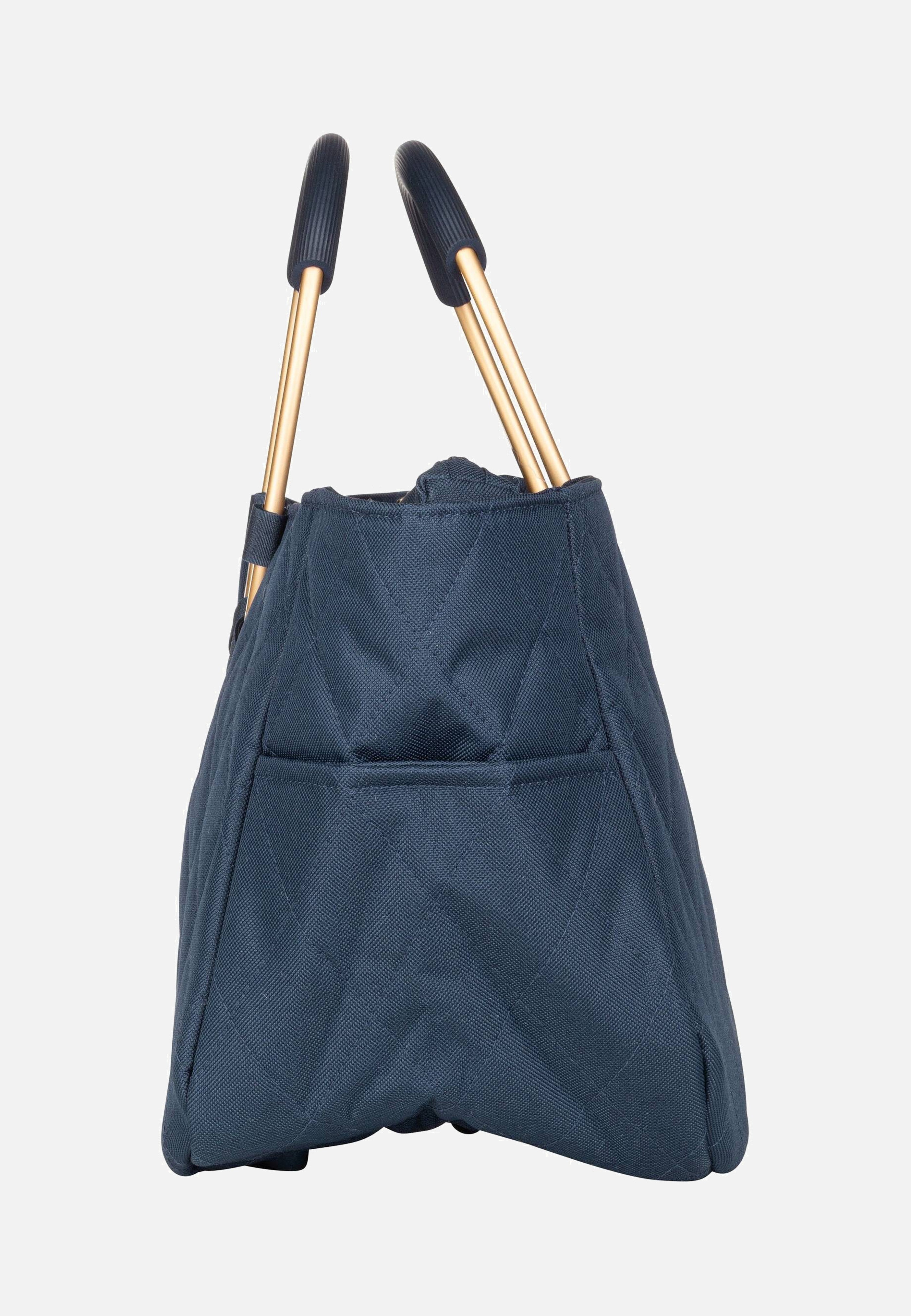 reisenthel loopshopper M frame Frame Rhombus Midnight Gold Shopping Basket