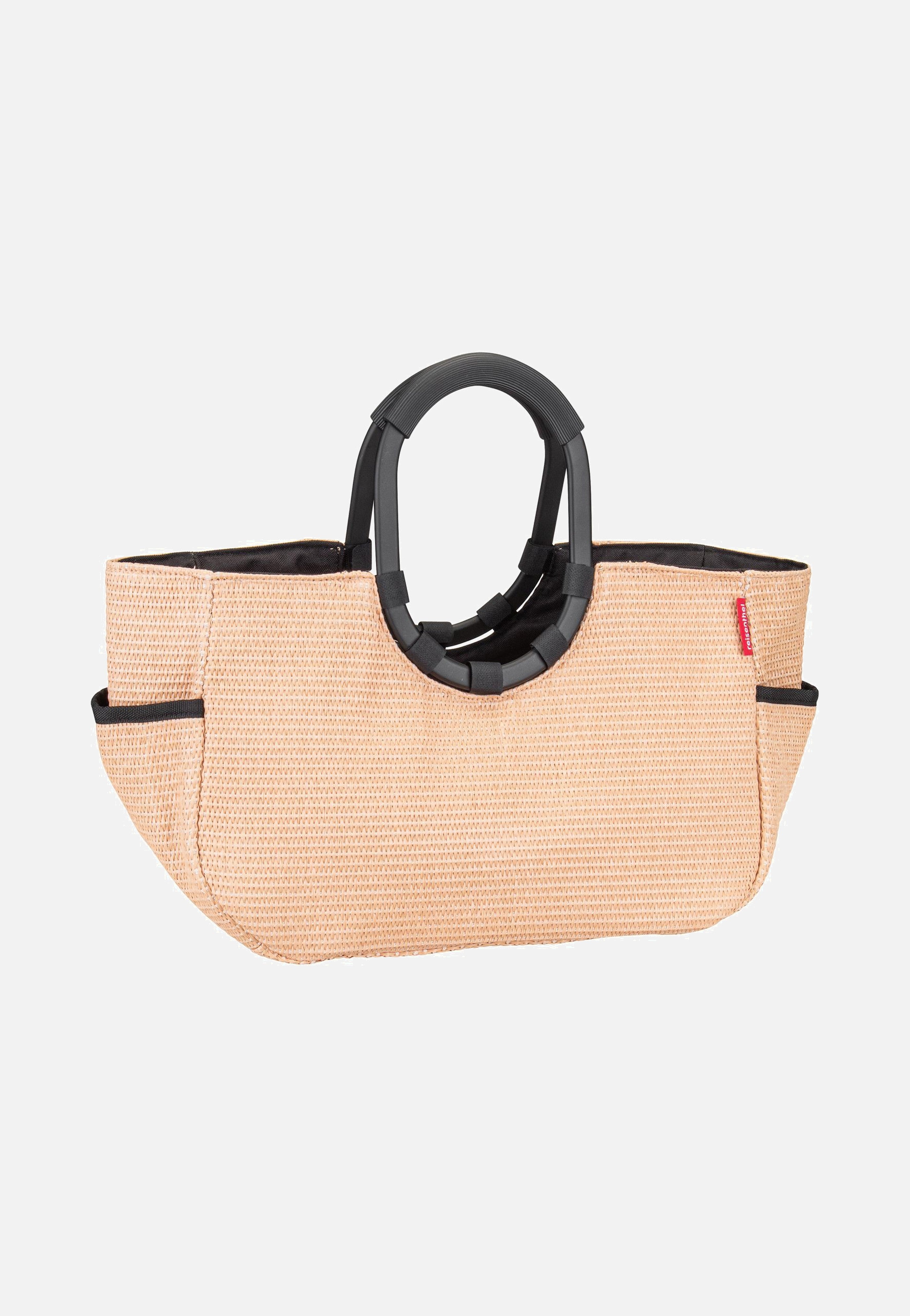 reisenthel - loopshopper M frame Raffia Black - Shopping Basket | Neutral-Image