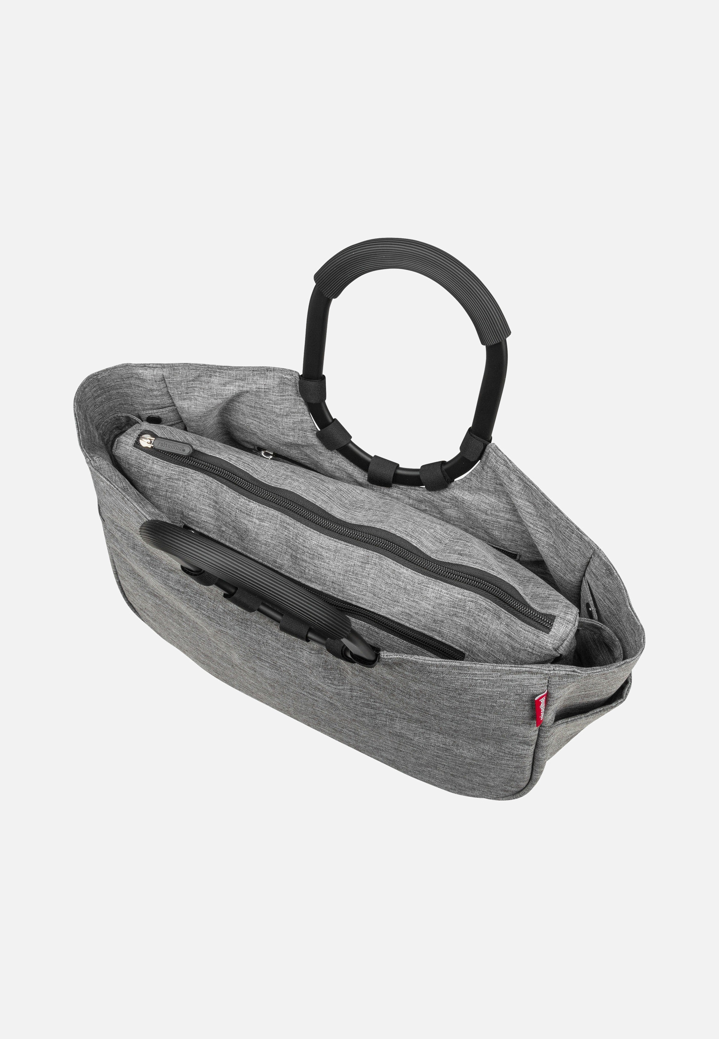 reisenthel loopshopper M frame Twist Silver Shopping Basket