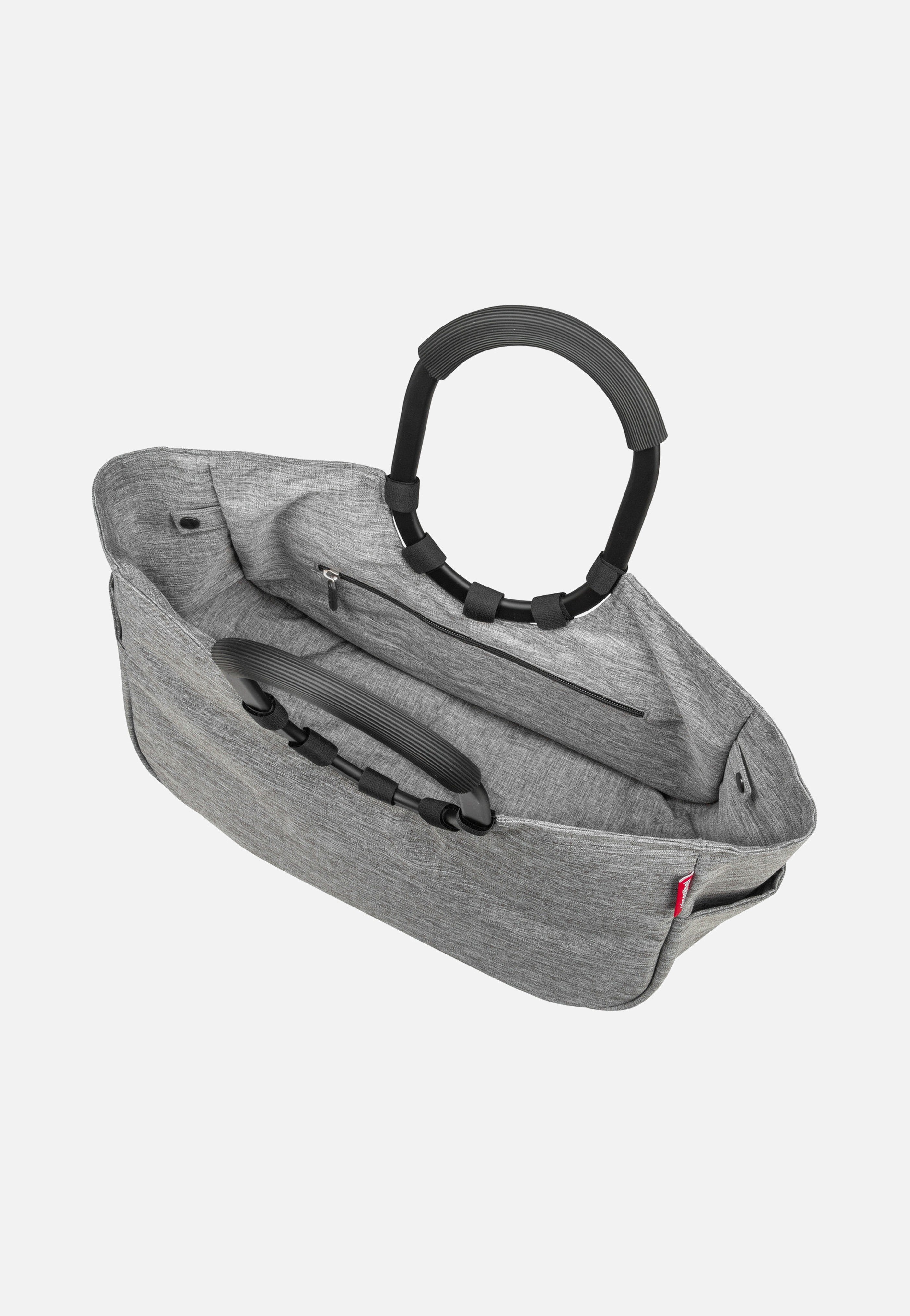 reisenthel loopshopper M frame Twist Silver Shopping Basket