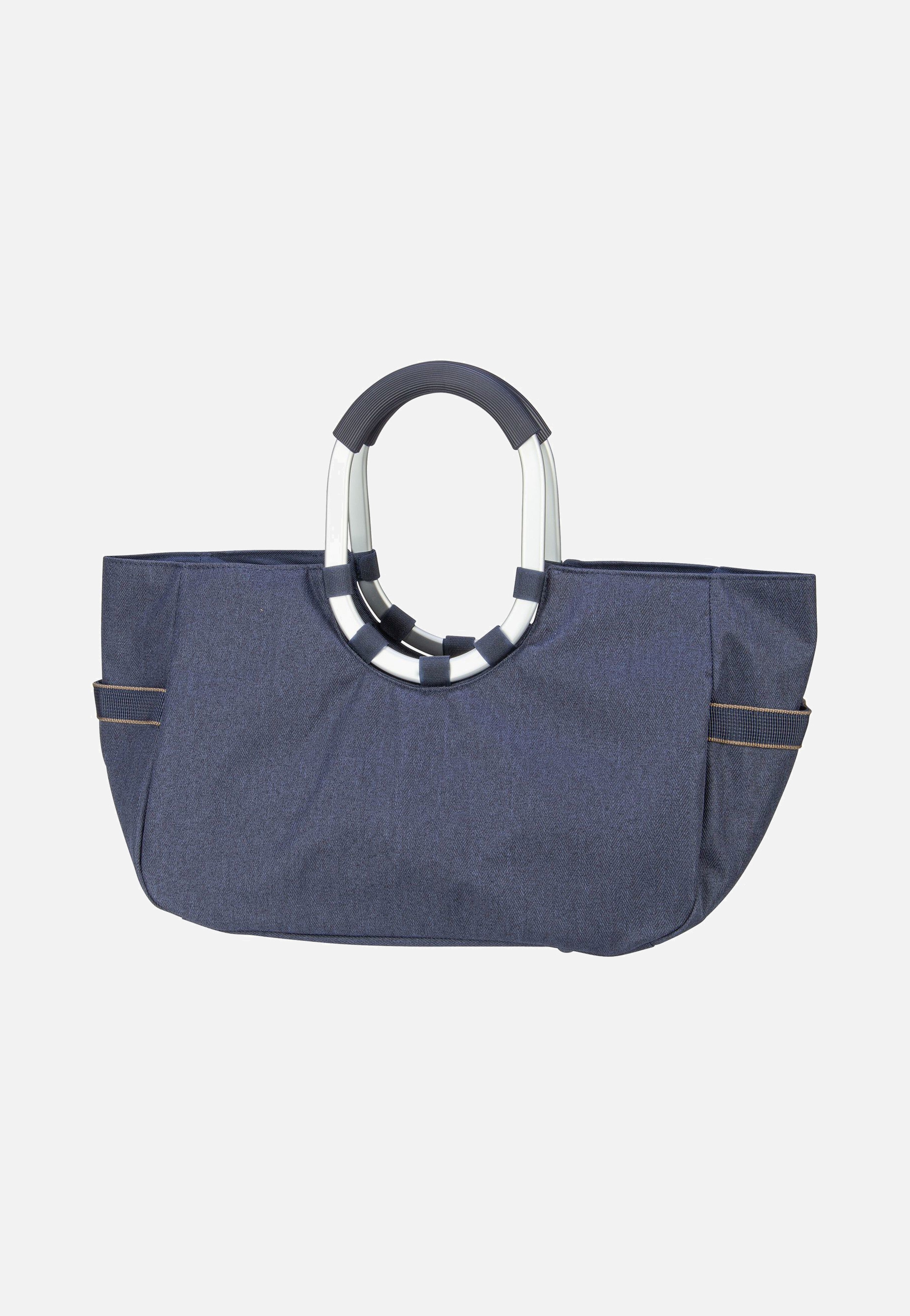 reisenthel - loopshopper M Herringbone Dark Blue - Shopping Basket | Women-Image