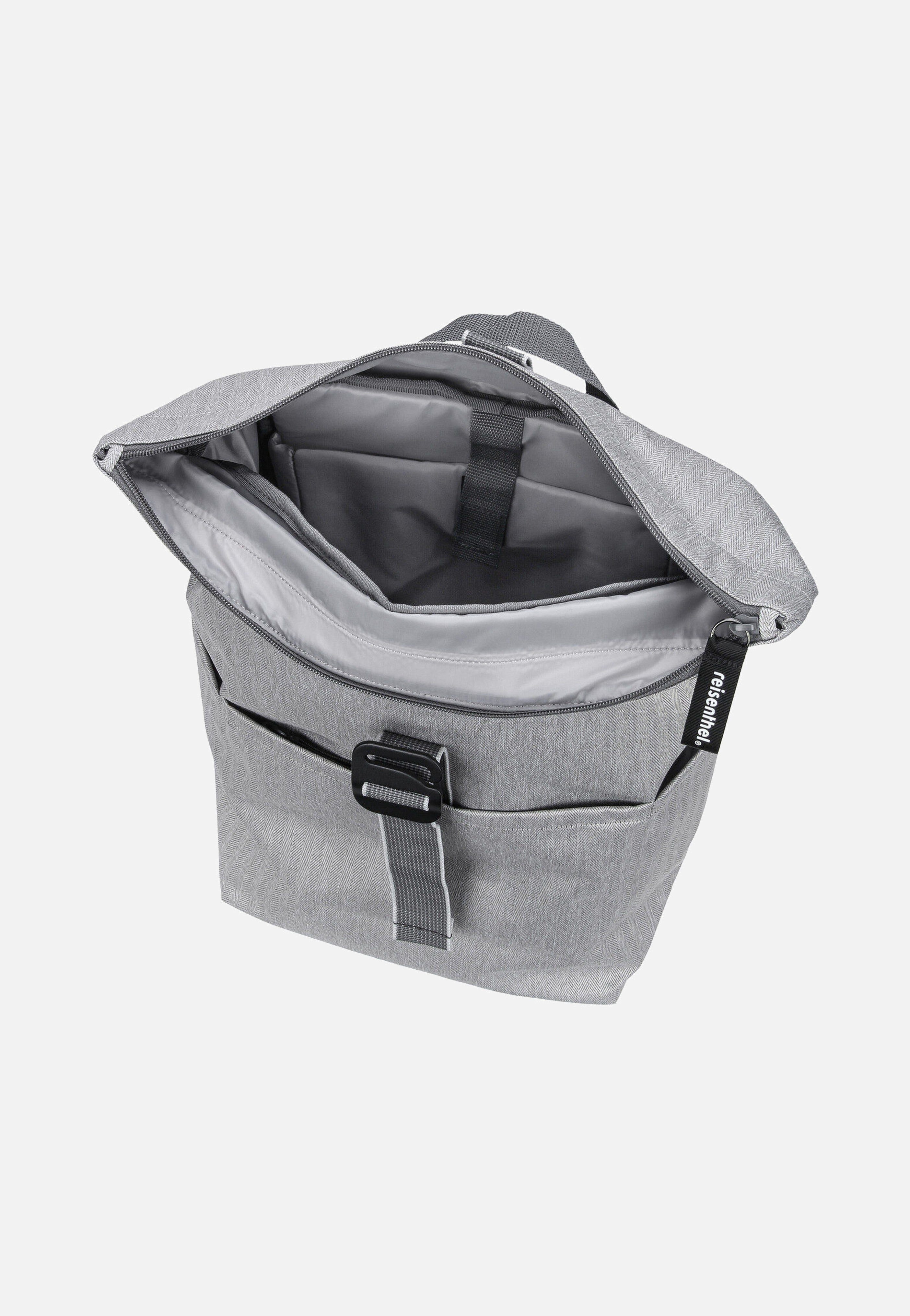 reisenthel - rolltop Herringbone Grey - Rolltop Backpack | Neutral-Image