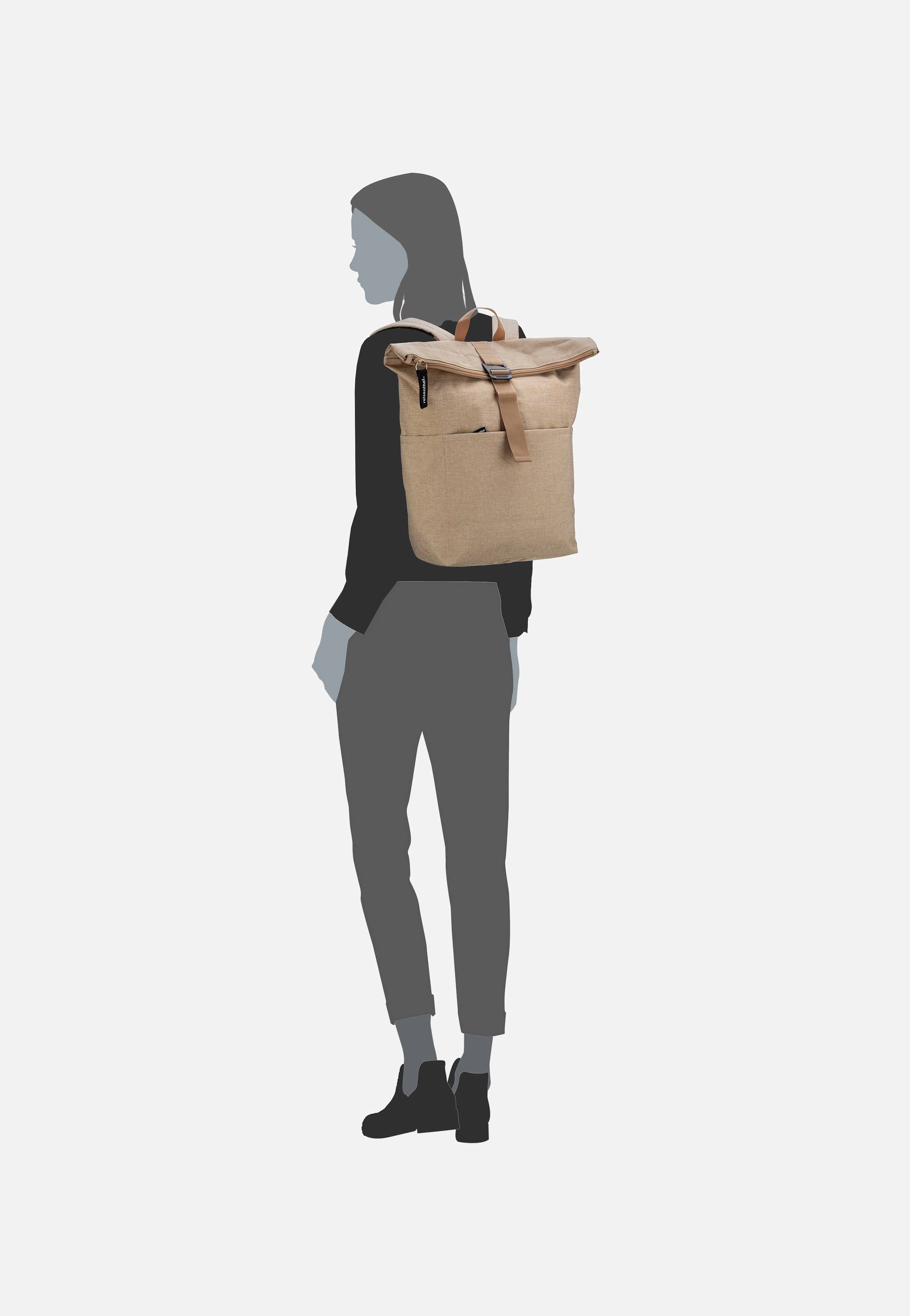 reisenthel rolltop Twist Coffee Rolltop Backpack