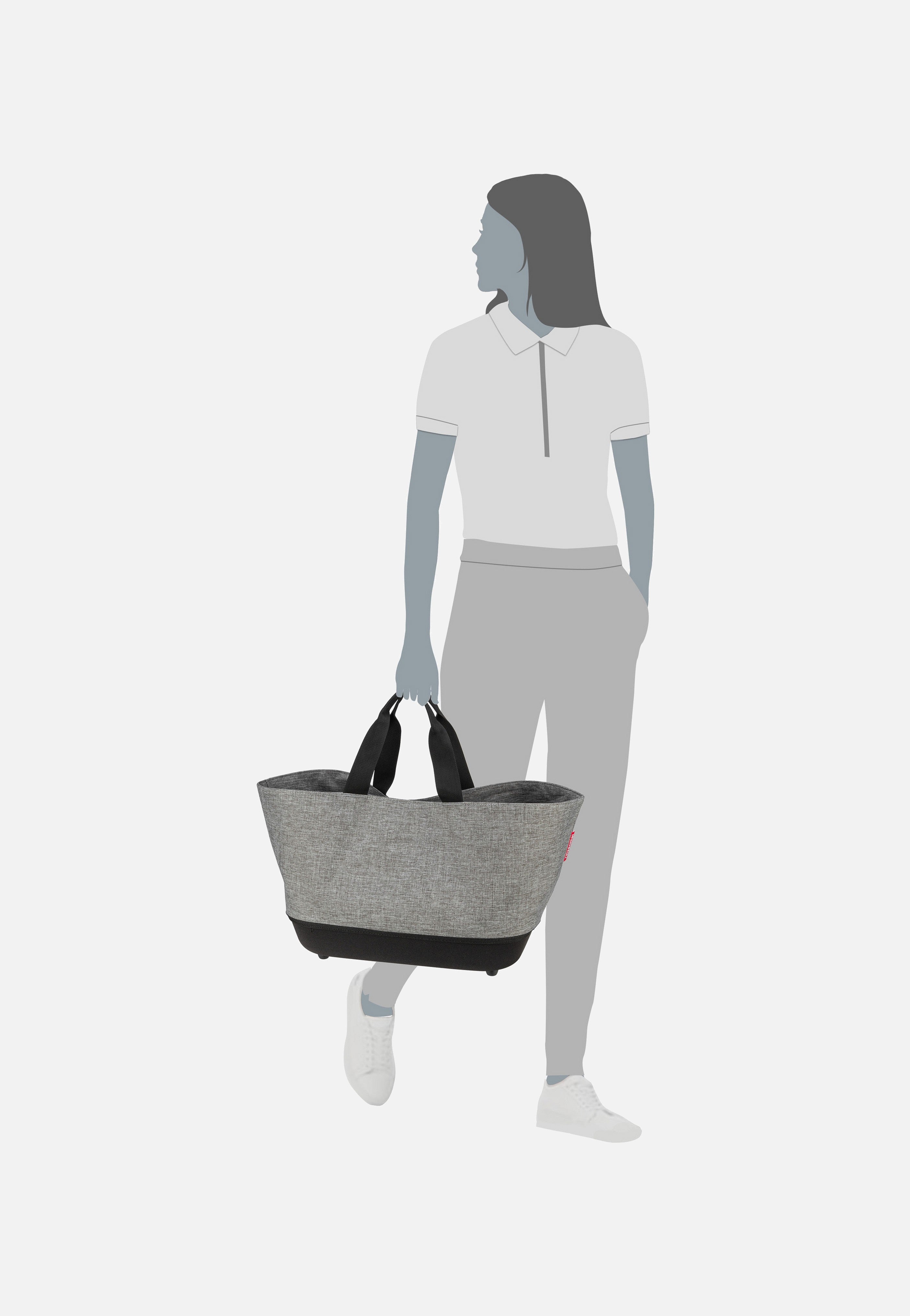 reisenthel shoppingbasket Twist Silver Shopping Basket