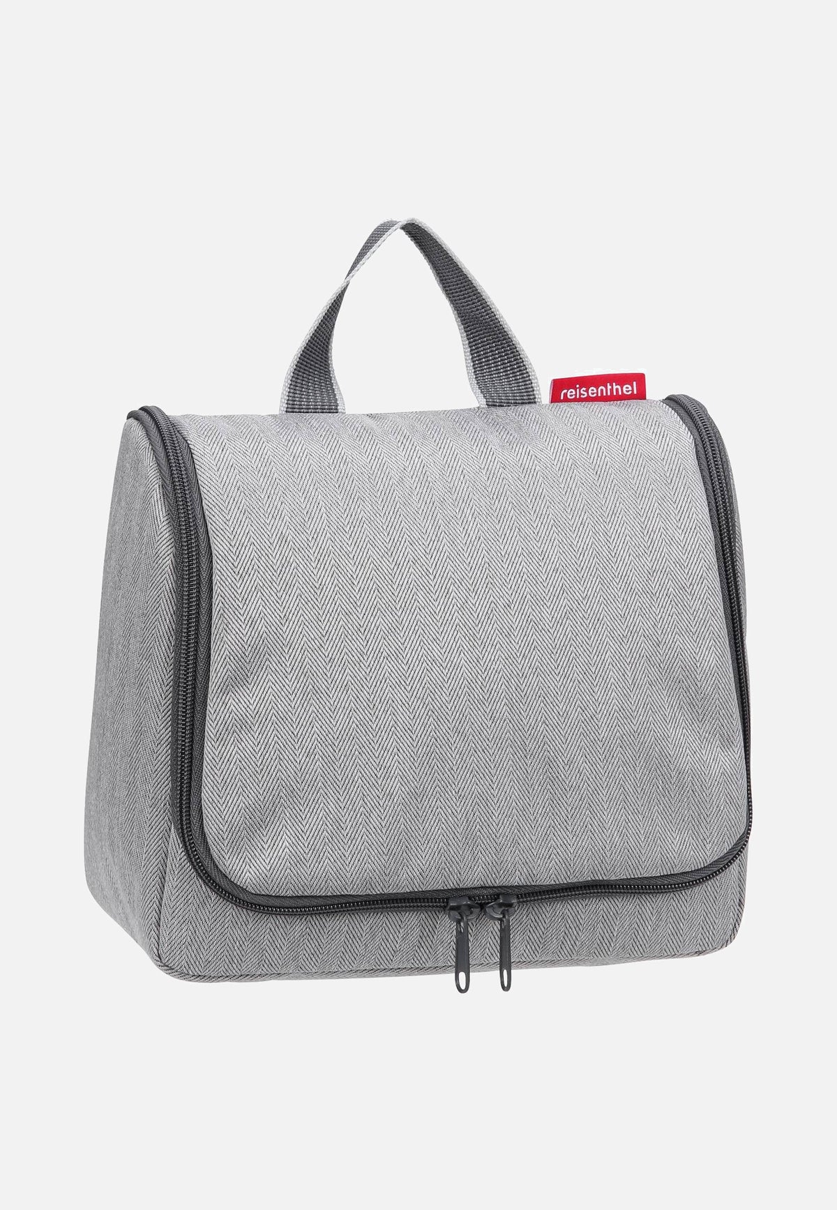reisenthel Toiletbag L Herringbone Grey Toiletry Bag