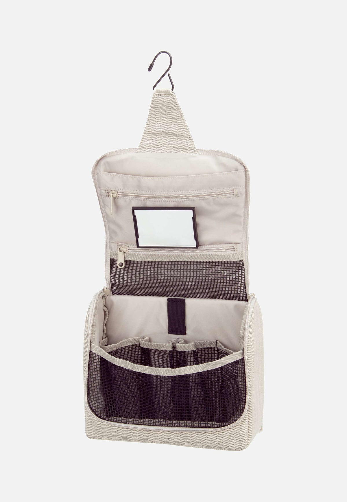 reisenthel Toiletbag L Herringbone Sand Toilettas