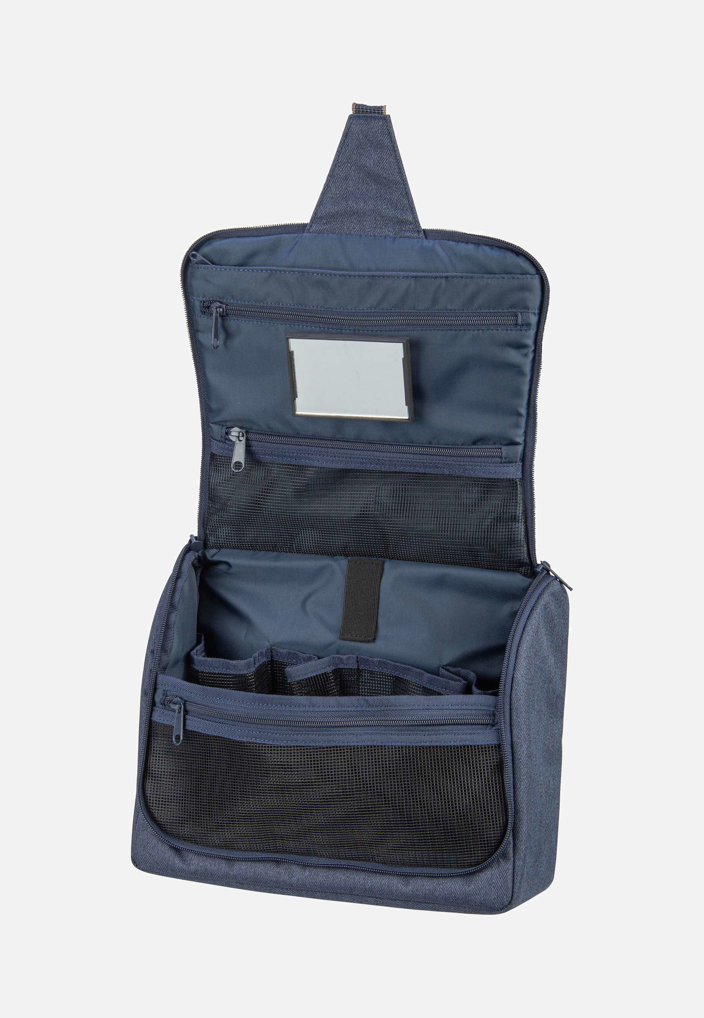reisenthel - toiletbag XL Herringbone Dark Blue - Toiletry Bag | Women-Image