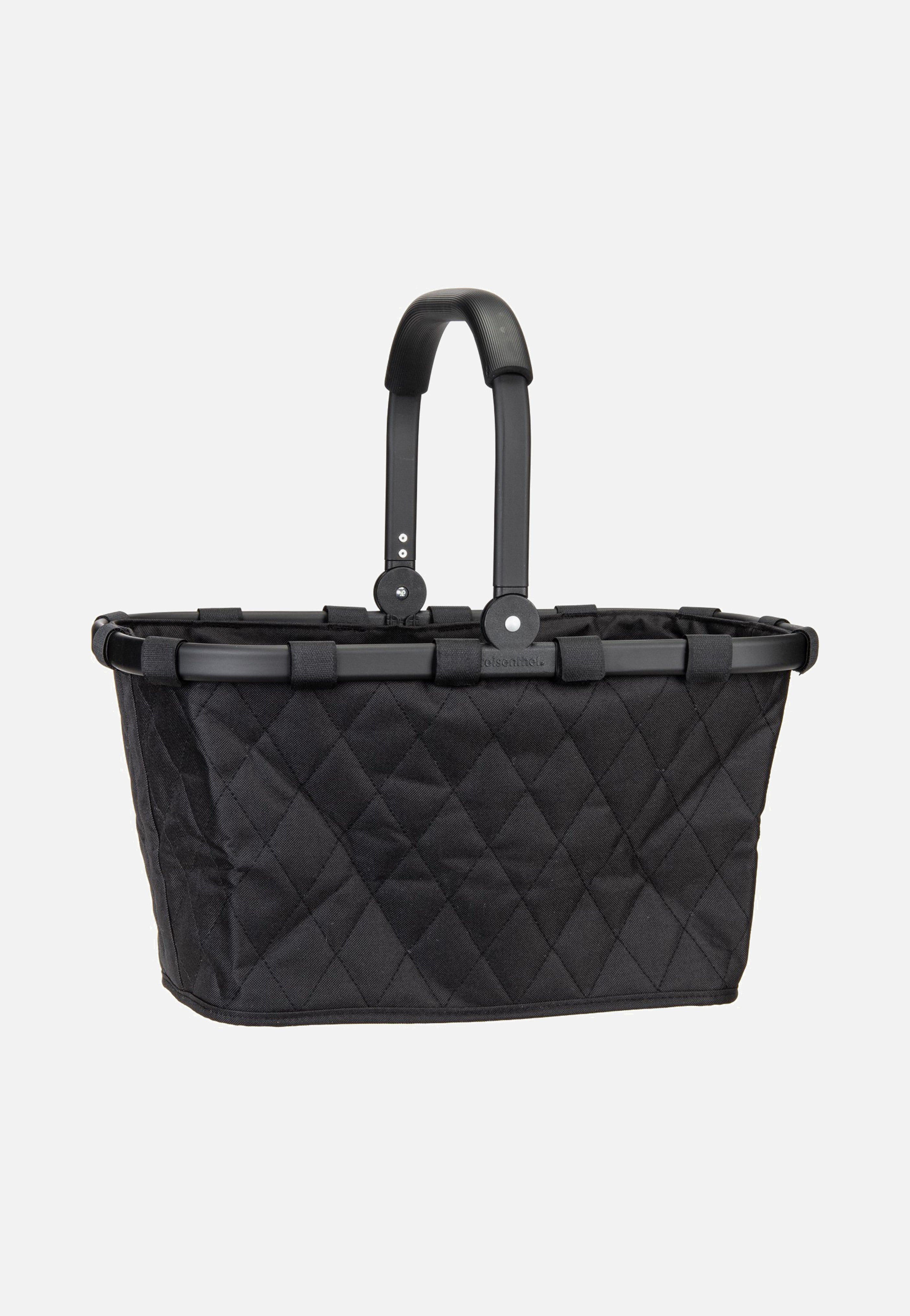 reisenthel Carrybag Rhombus Black Shopping Basket