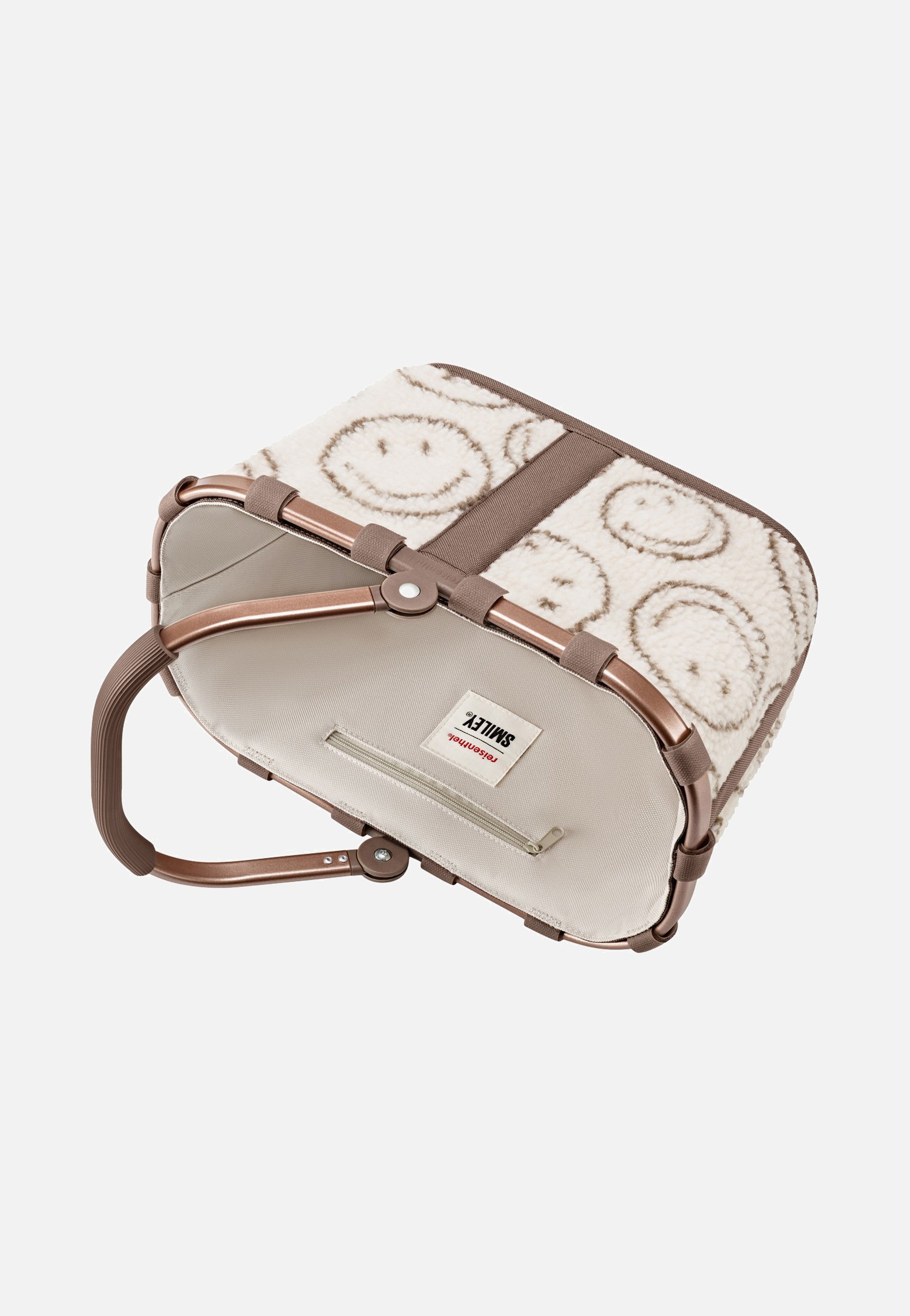 reisenthel Carrybag XS Smiley® Teddy Chocolate Shopping Basket