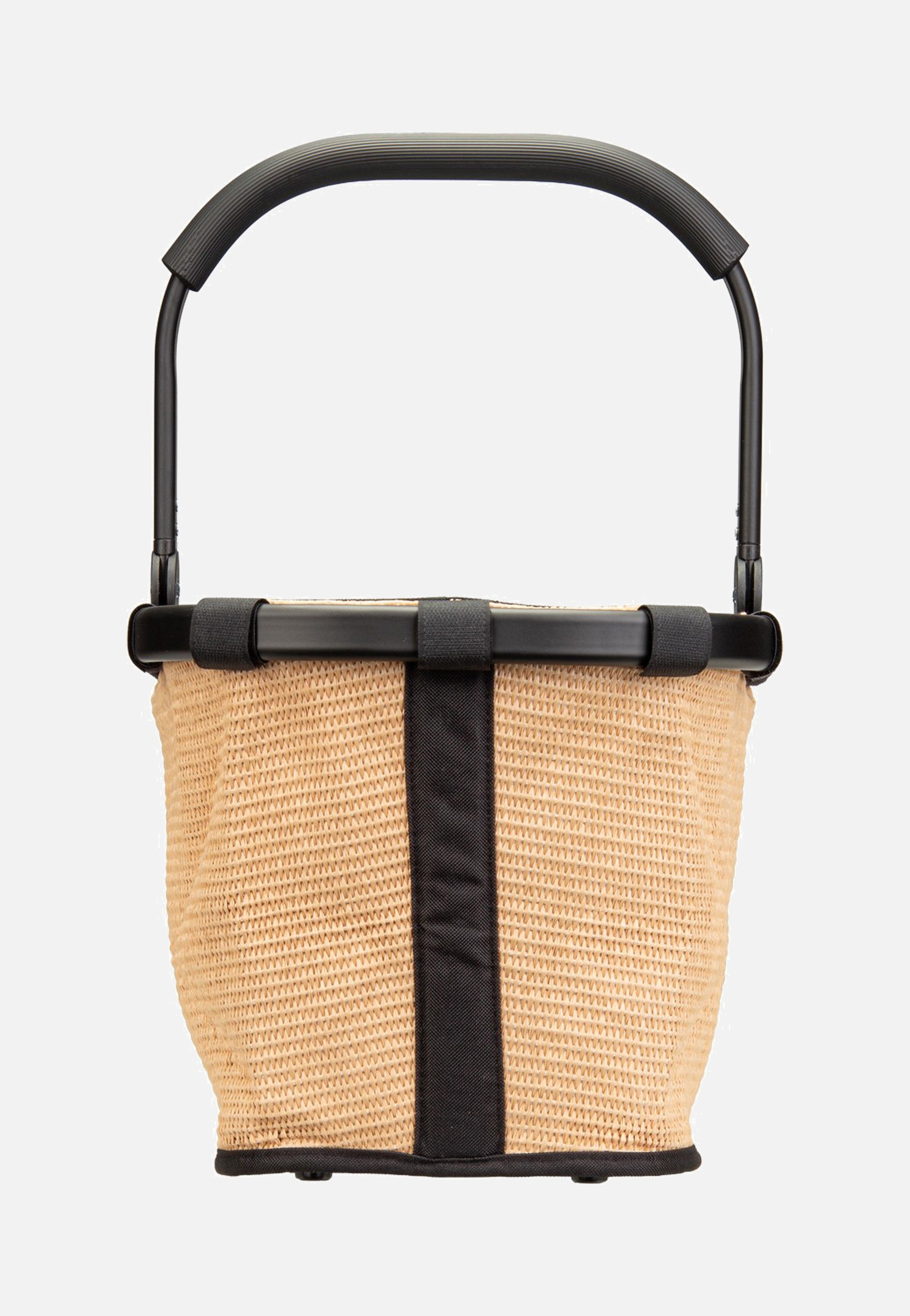 reisenthel carrybag frame Raffia Black Shopping Basket