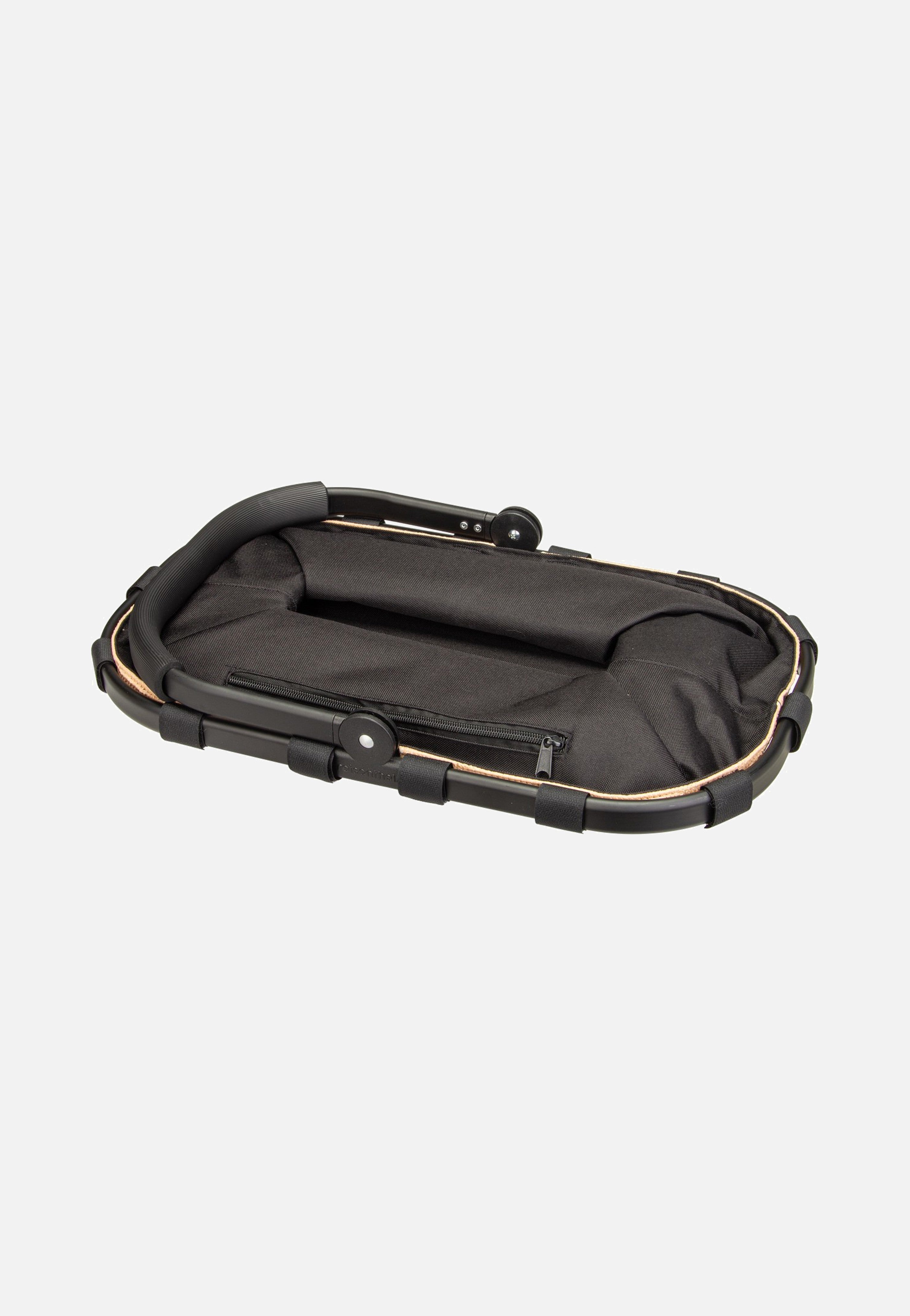 reisenthel carrybag frame Raffia Black Shopping Basket