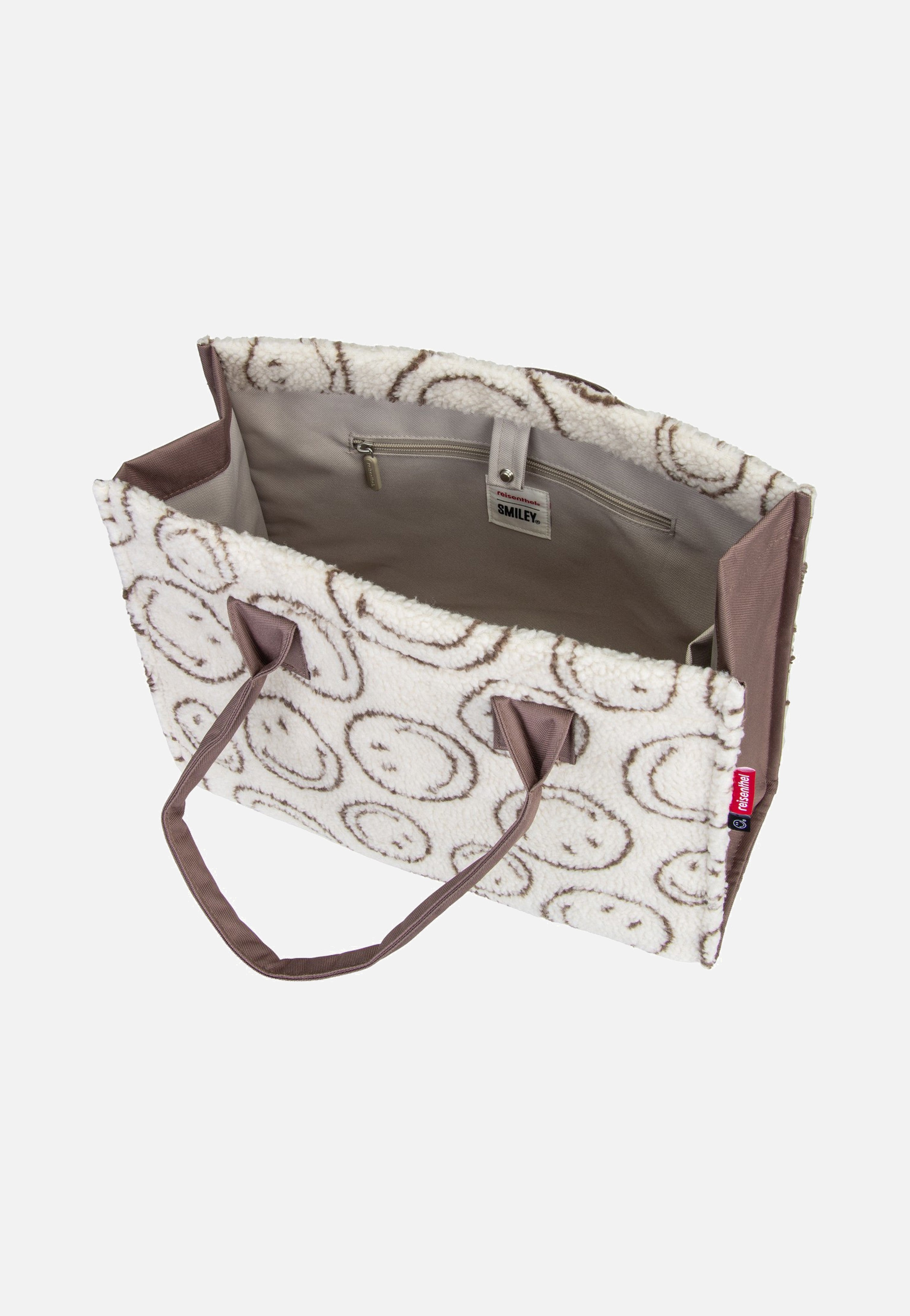 reisenthel Daily Shopper Smiley® Teddy Chocolate Shopper