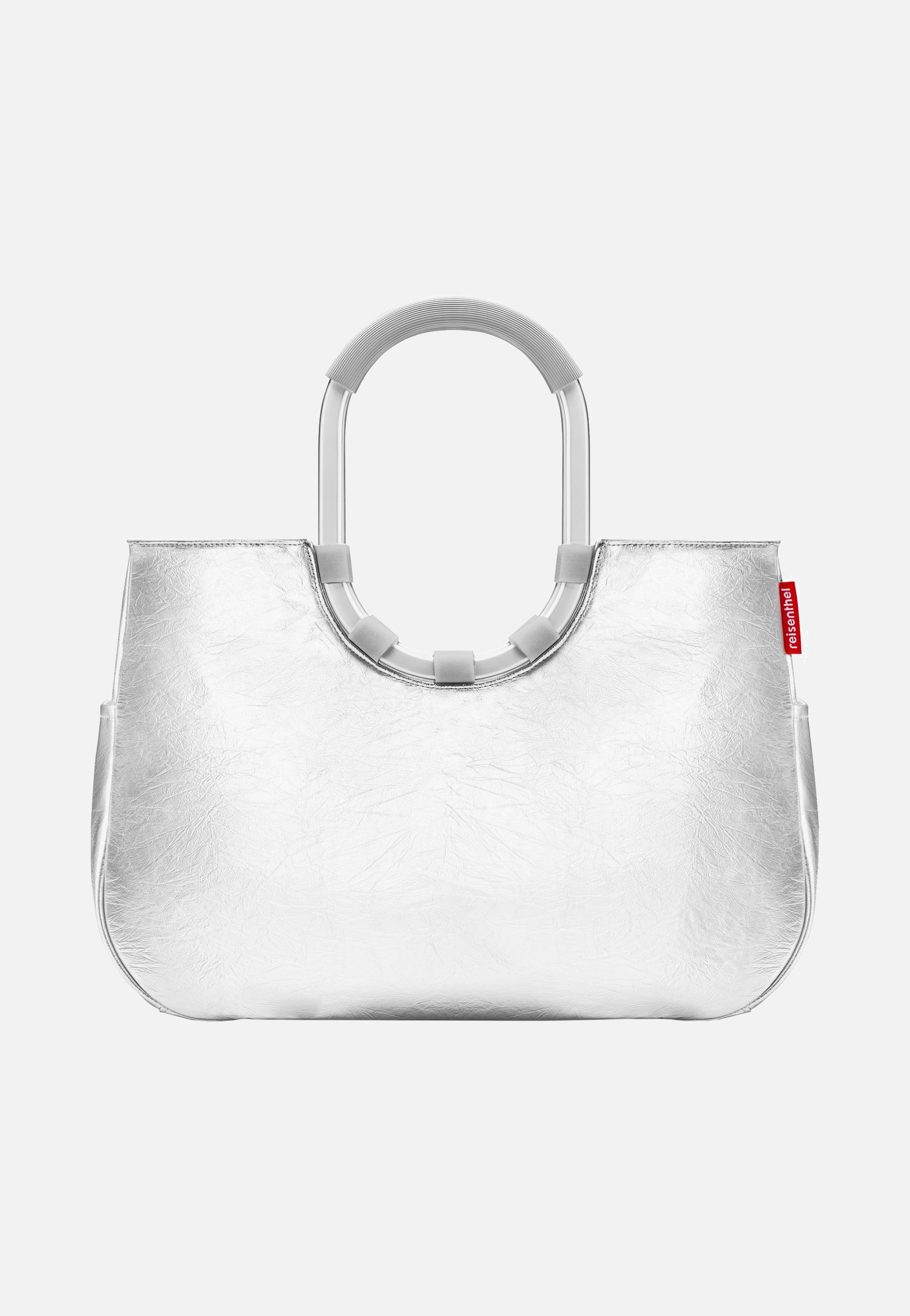 reisenthel Loopshopper L Silver Crackle Shopping Basket
