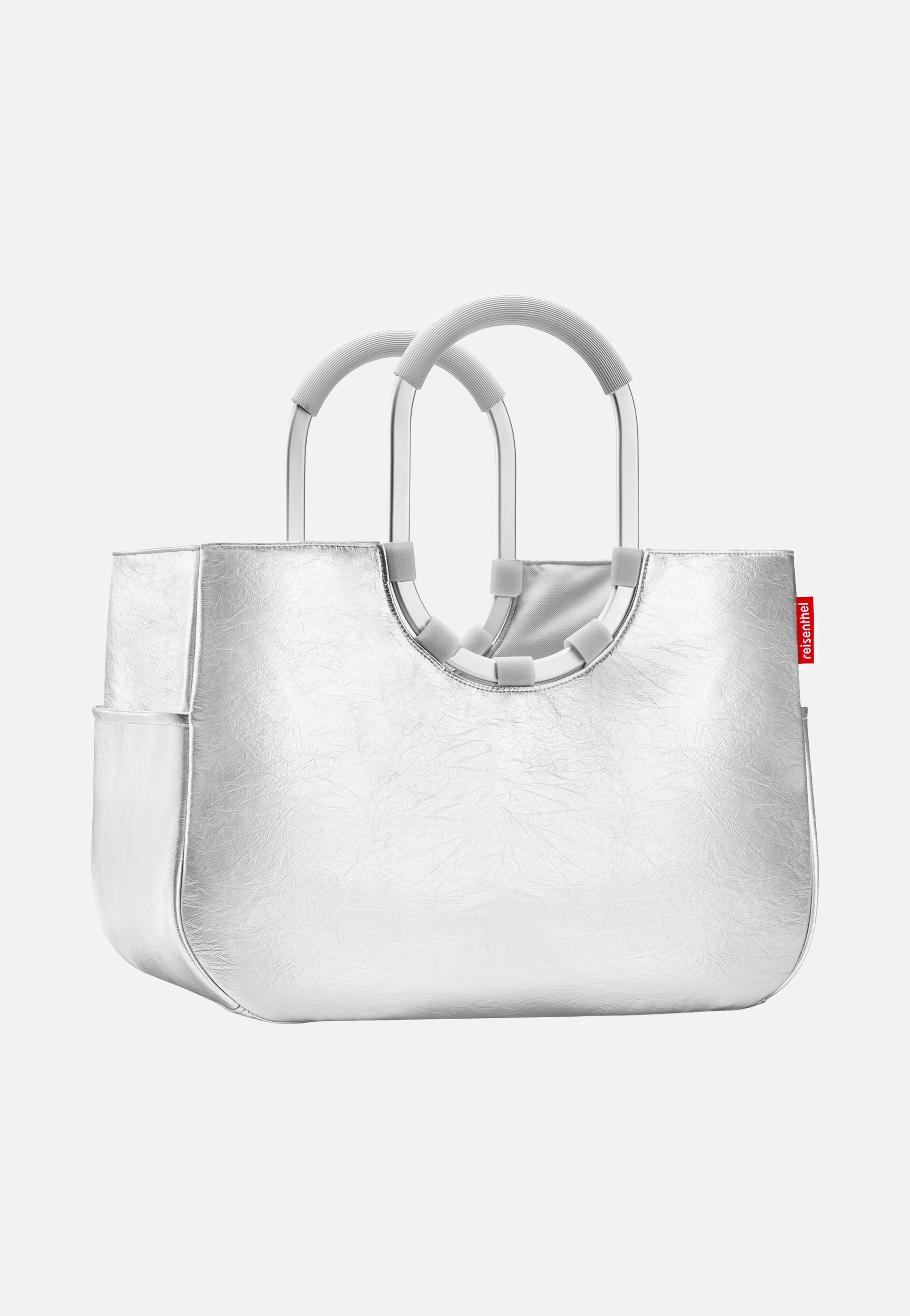 reisenthel Loopshopper L Silver Crackle Shopping Basket