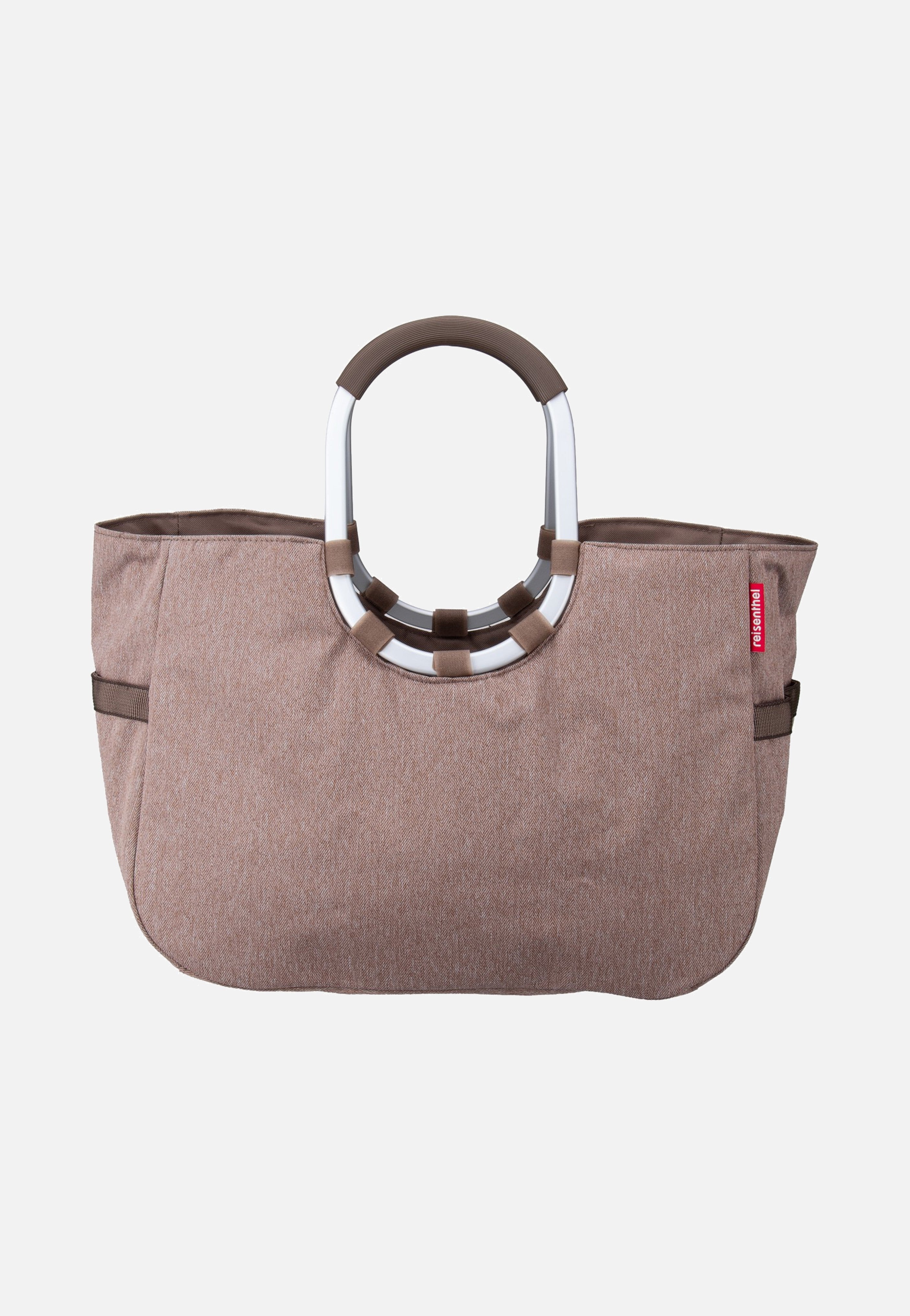 reisenthel - loopshopper L Herringbone Mokka - Shopping Basket | Neutral-Image