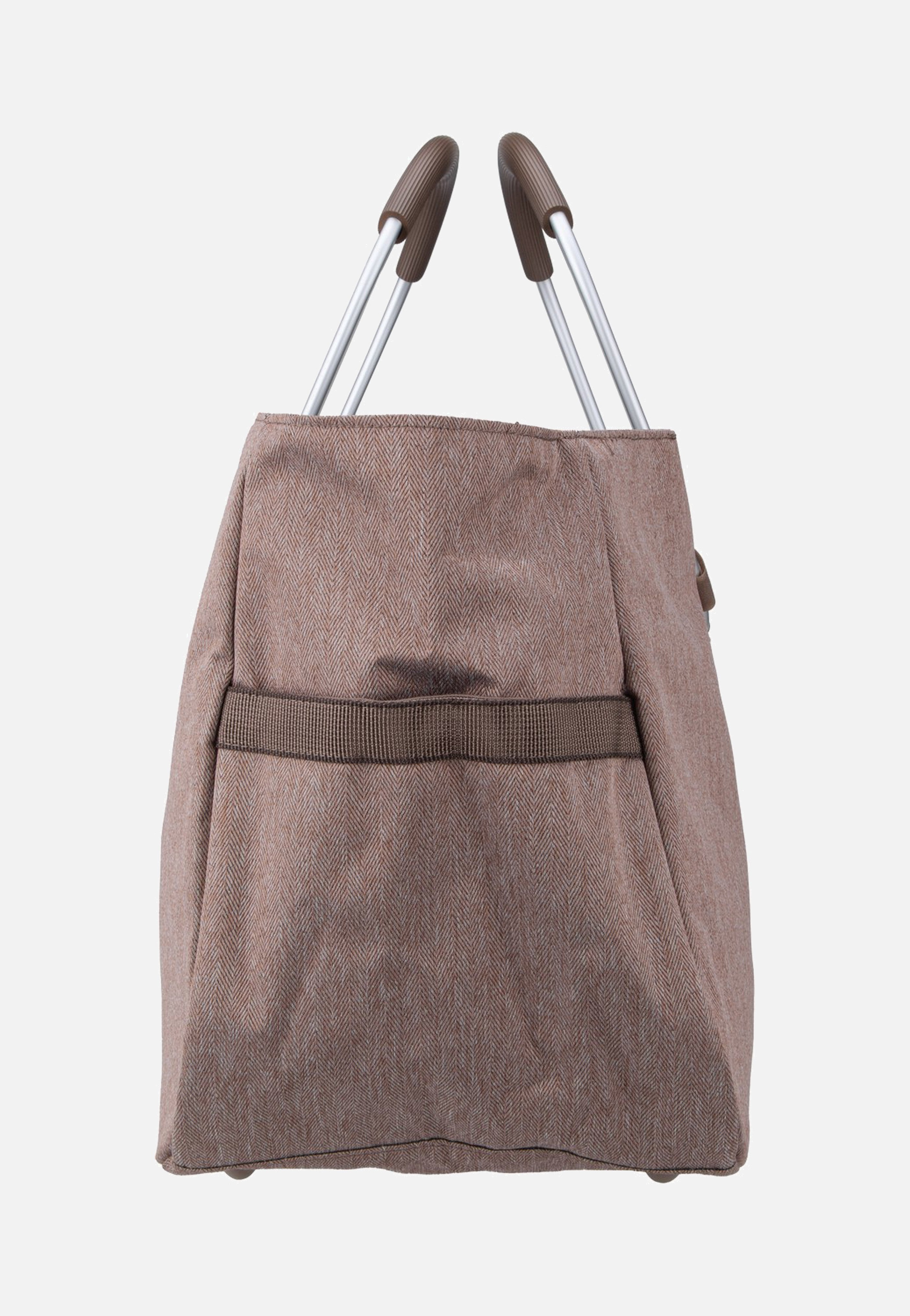 reisenthel - loopshopper L Herringbone Mokka - Shopping Basket | Neutral-Image